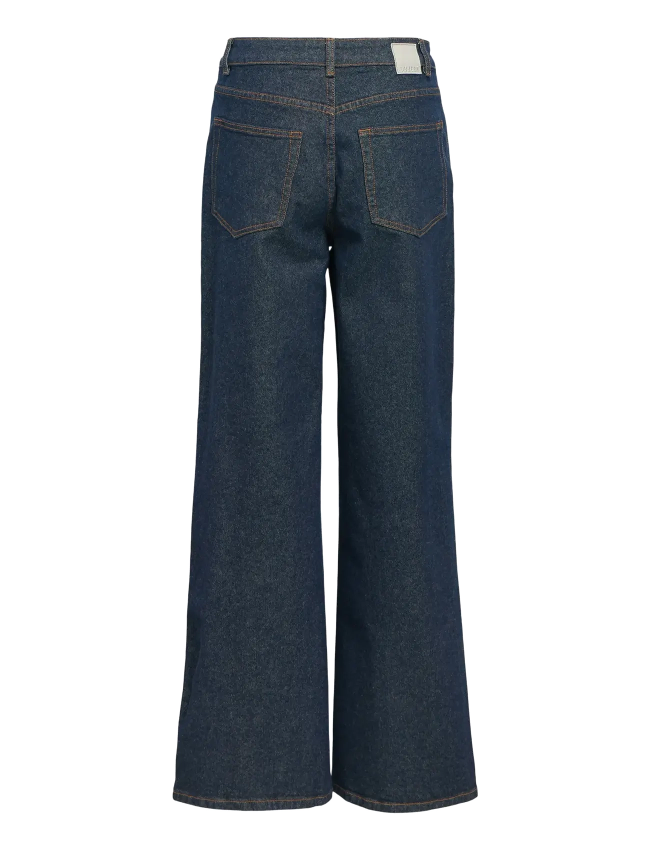 Object - OBJRIO MAE MW WIDE JEANS NOOS - dark blue denim - 2