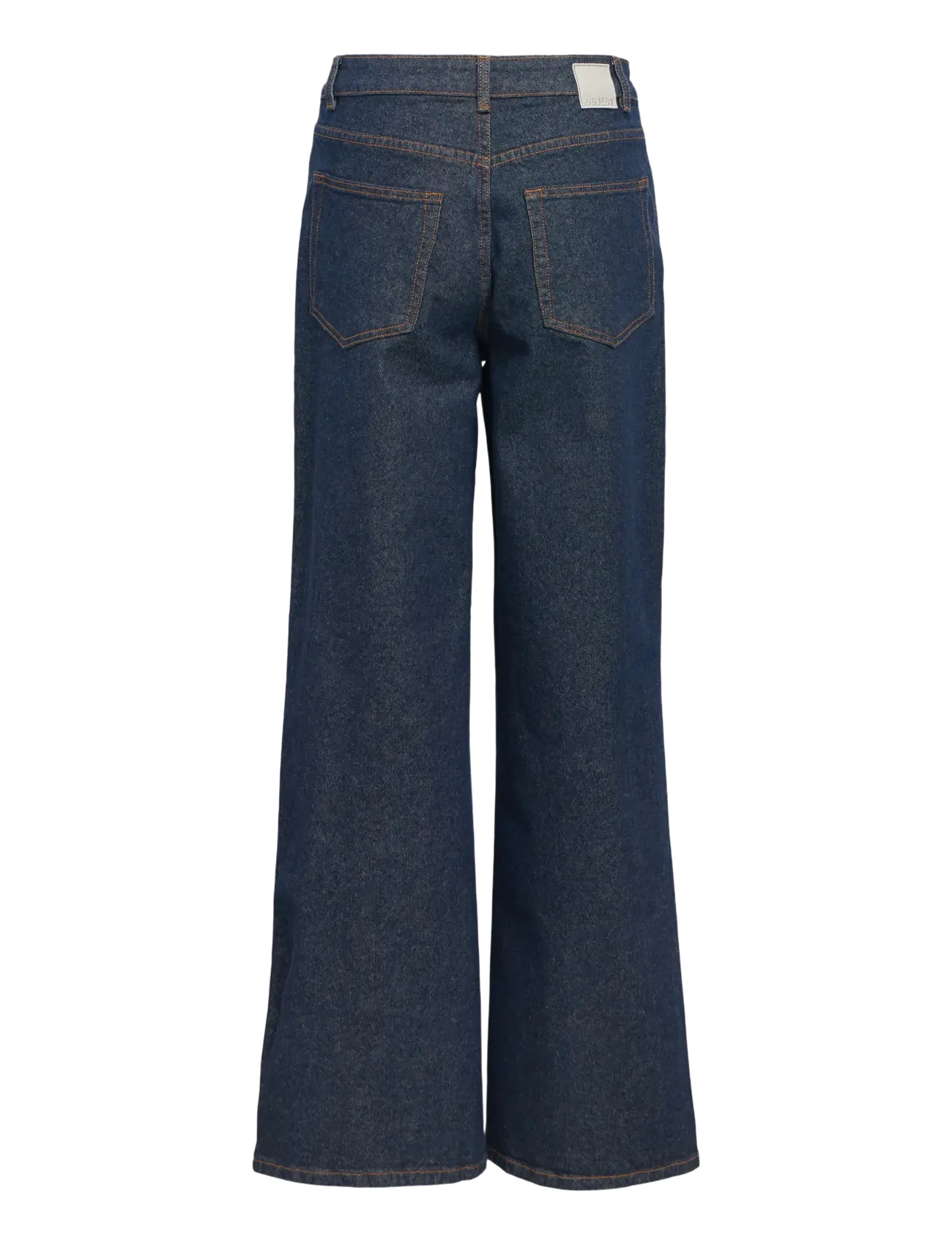 Object - OBJRIO MAE MW WIDE JEANS NOOS - hosen mit weitem bein - dark blue denim - 2