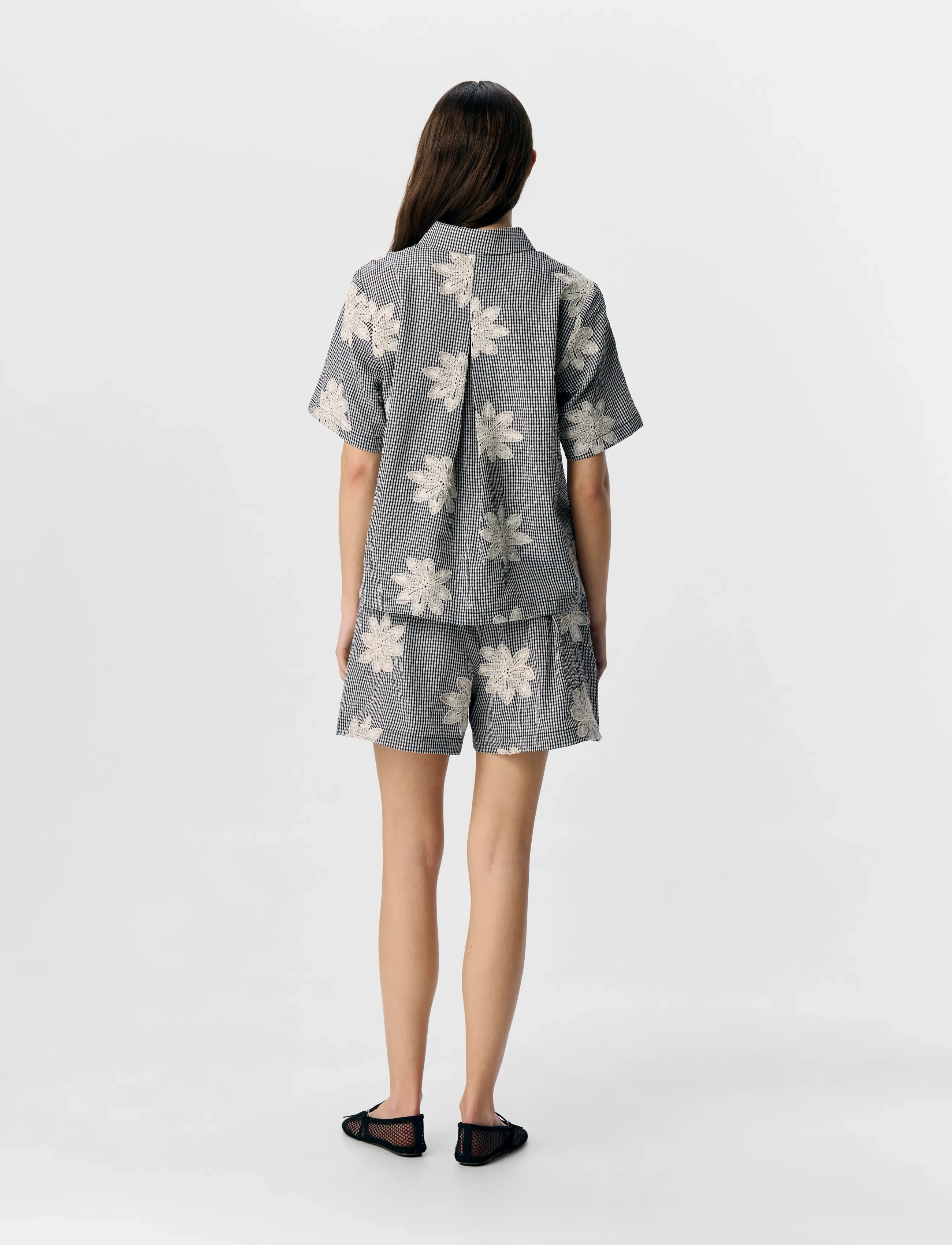 Object - OBJPENNY RE S/S TOP SS E DIV - kurzärmlige hemden - black - 2