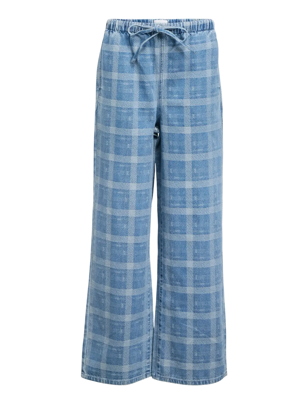 OBJCHECKY MW DENIM PANT 143 - LIGHT BLUE DENIM
