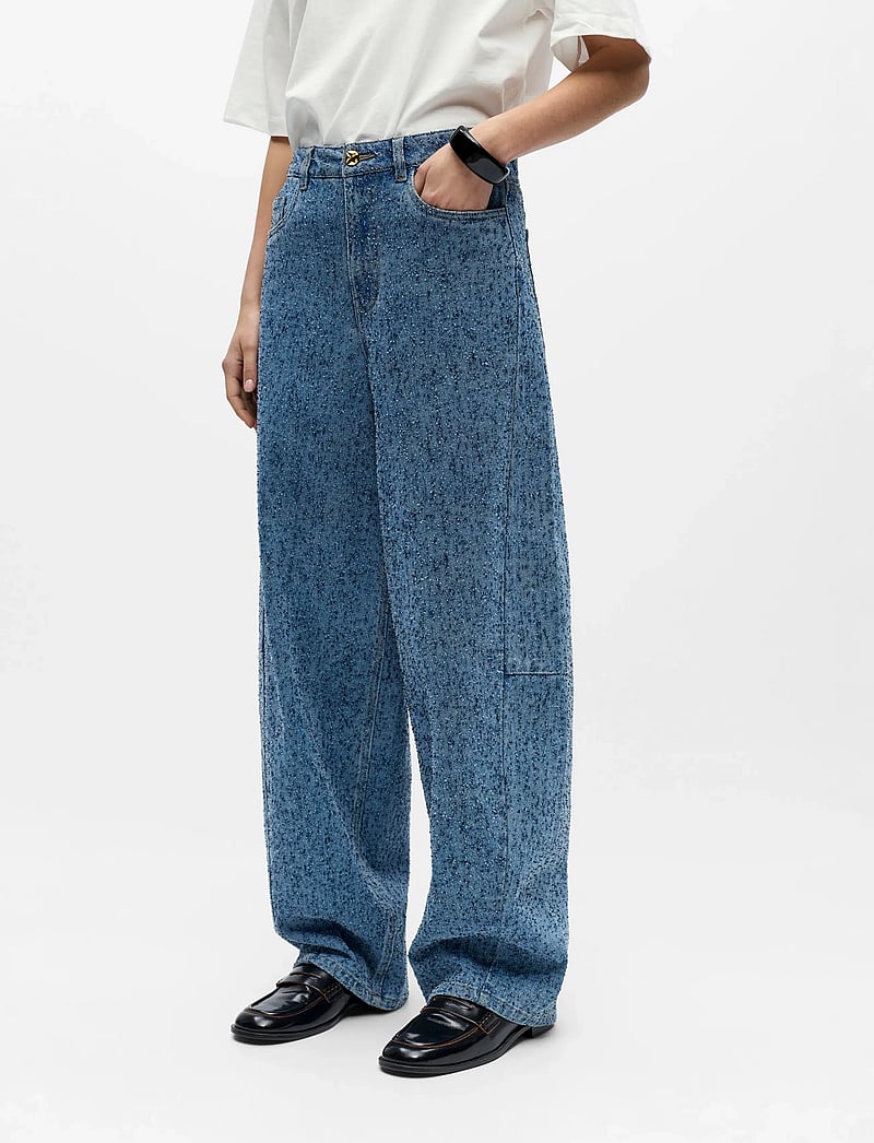 Object - OBJFRIDA MW SUPER BARREL JEANS 143 - barrel jeans - light blue denim - 4