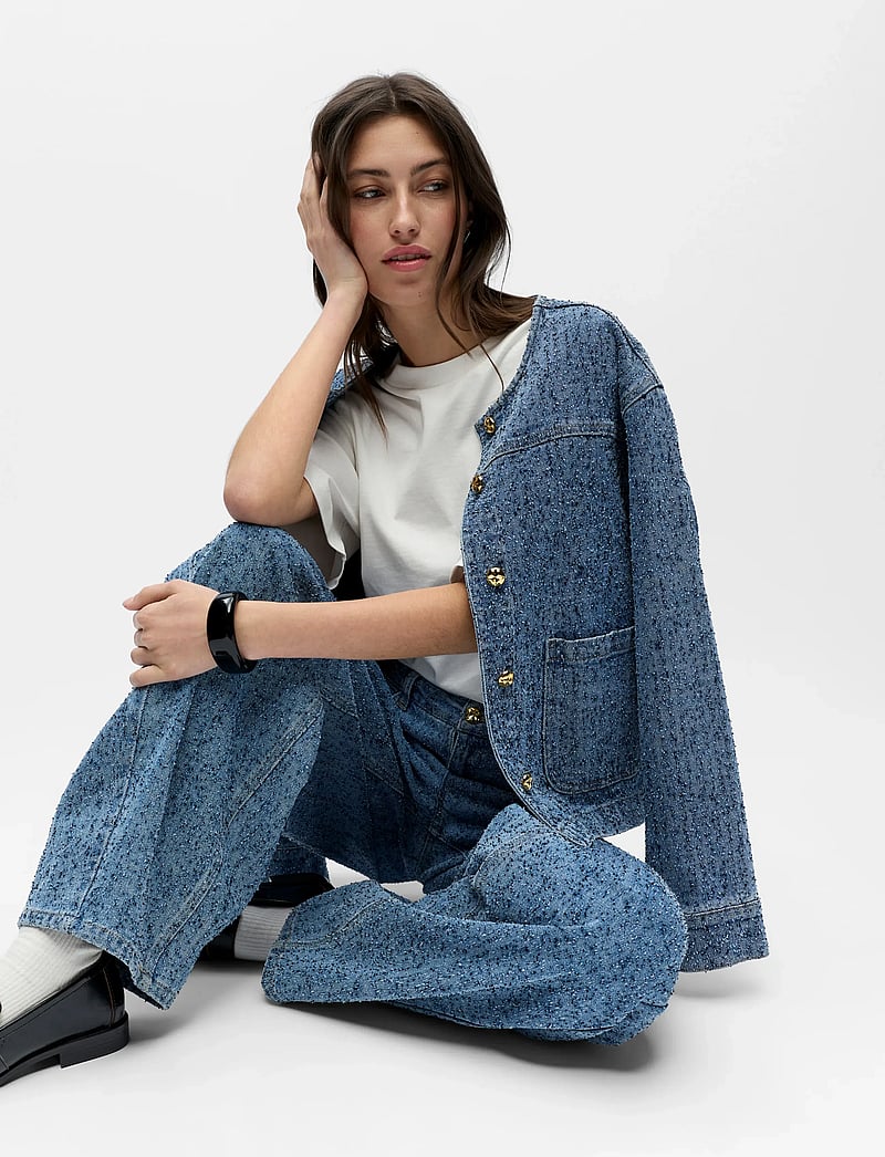 Object - OBJFRIDA MW SUPER BARREL JEANS 143 - barrel jeans - light blue denim - 5