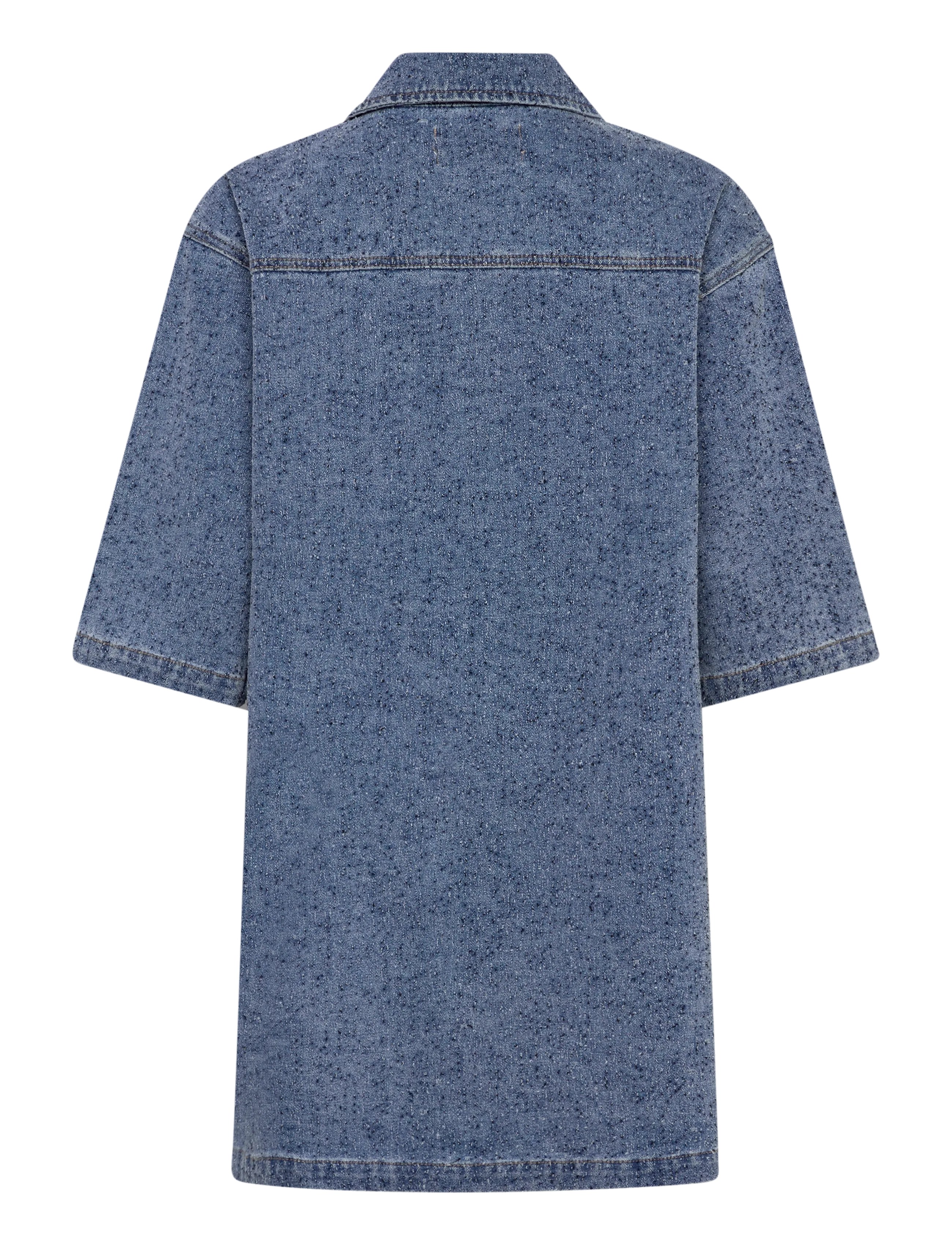 Object - OBJFRIDA 3/4 SLEEVE LO DRESS NOOS - skjortekjoler - light blue denim - 1