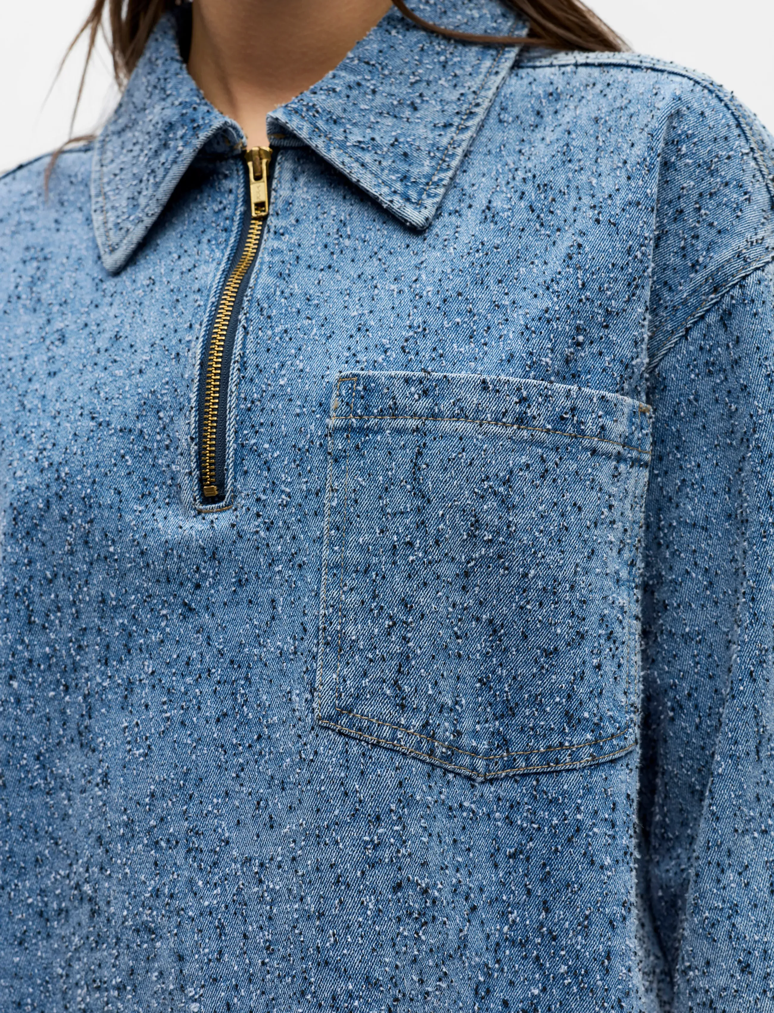Object - OBJFRIDA 3/4 SLEEVE LO DRESS NOOS - hemdkleider - light blue denim - 5