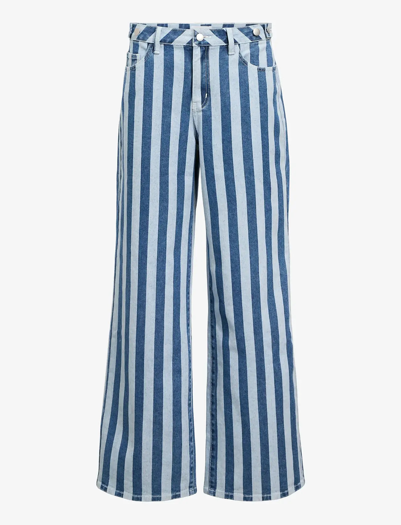 Object - OBJRIO STEFFI MW WIDE JEANS 143 - vida jeans - light blue denim - 0