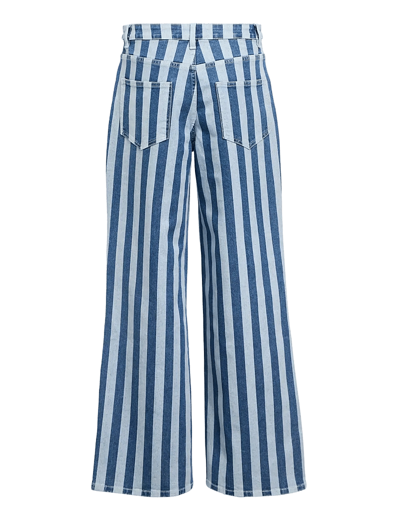 Object - OBJRIO STEFFI MW WIDE JEANS 143 - brede jeans - light blue denim - 2