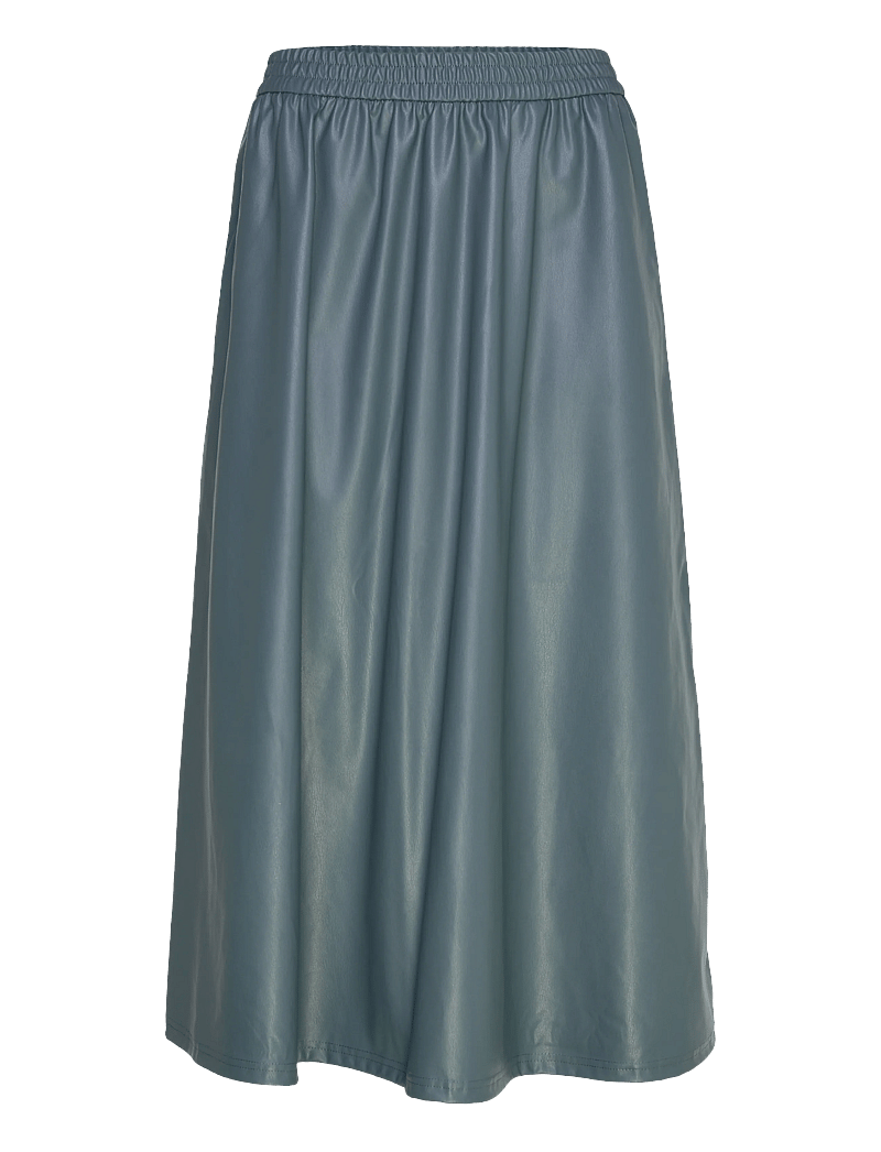 Object - OBJEMERY MW LOSE COATED SKIRT 143 - midiseelikud - dark slate - 0