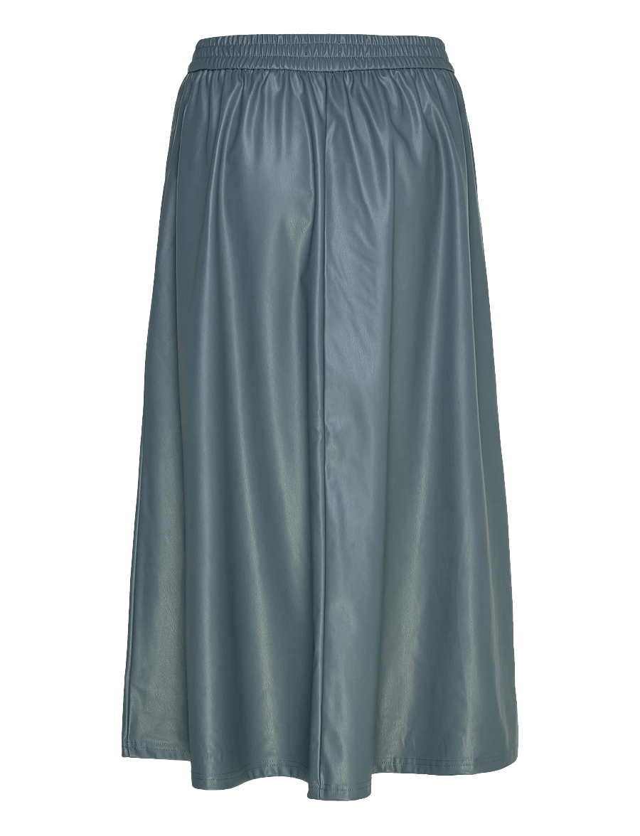 Object - OBJEMERY MW LOSE COATED SKIRT 143 - midi kjolar - dark slate - 2