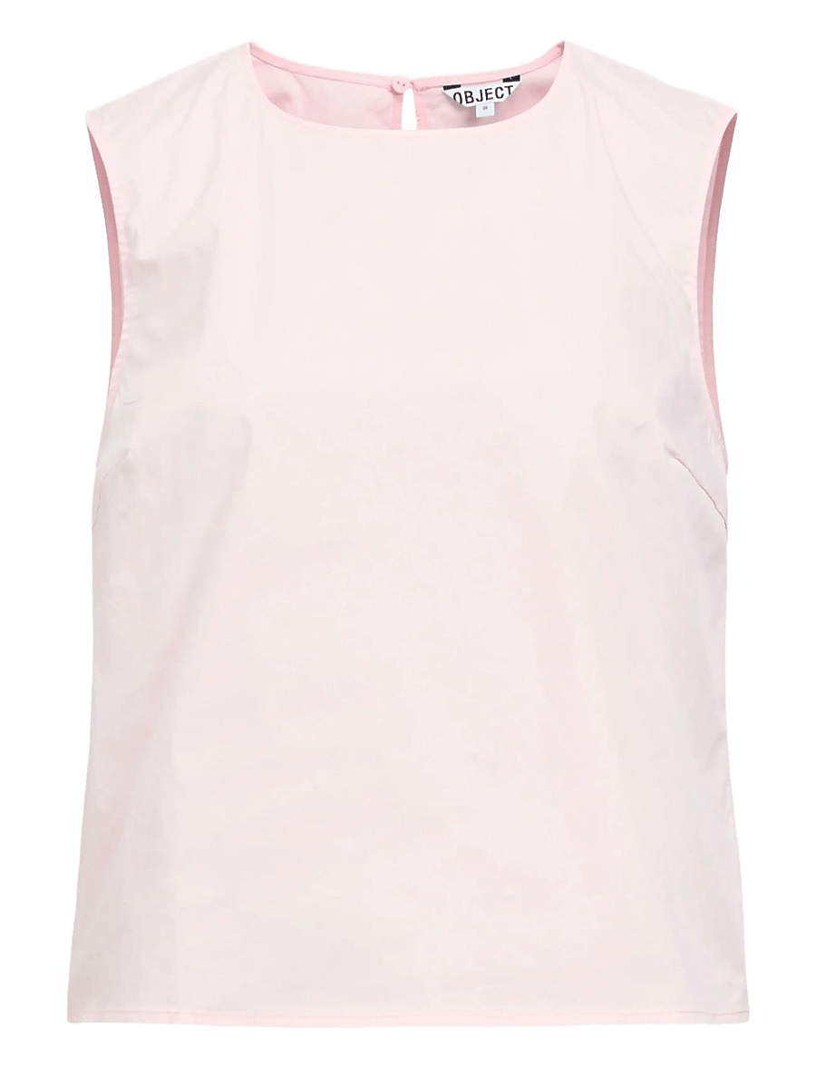 Object - OBJPAIGE LO S/L TOP 144 - ermeløse bluser - pale lilac - 1