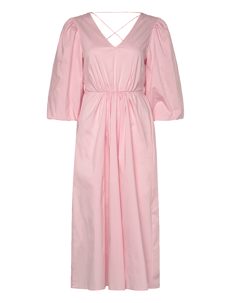Object - OBJPAIGE 2/4 RE VNECK MIDI DRESS 144 - midikleidid - pale lilac - 0
