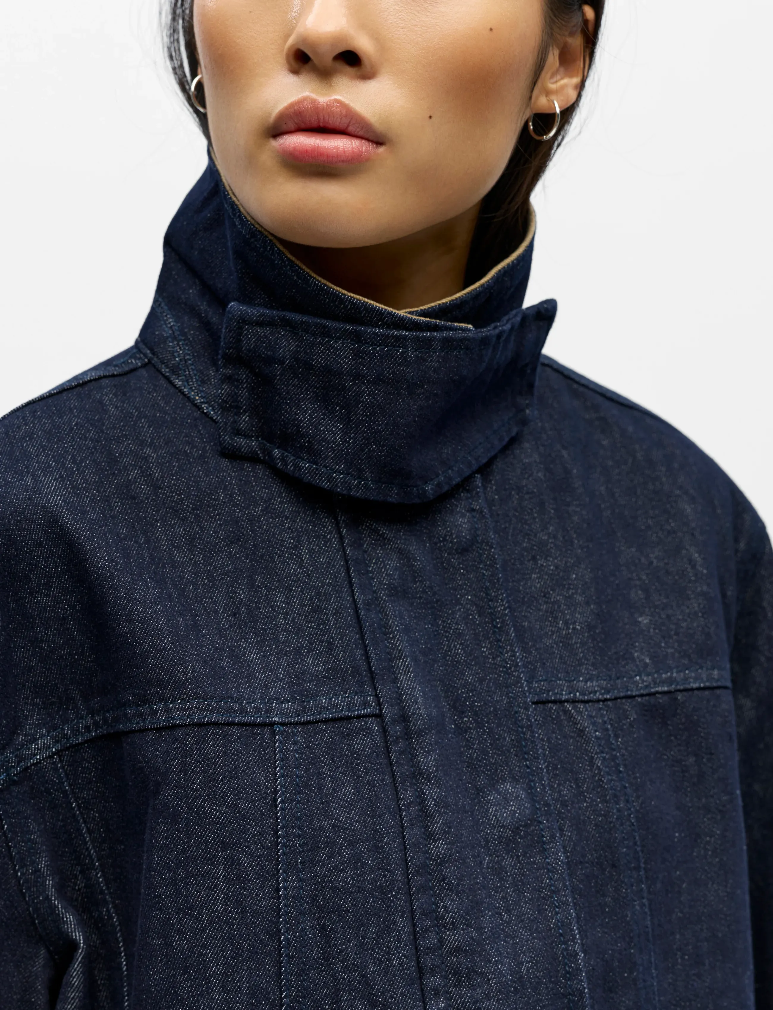 Object - OBJSIRENNA L/S LO DENIM JACKET 143 - frühlingsjacken - dark blue denim - 5