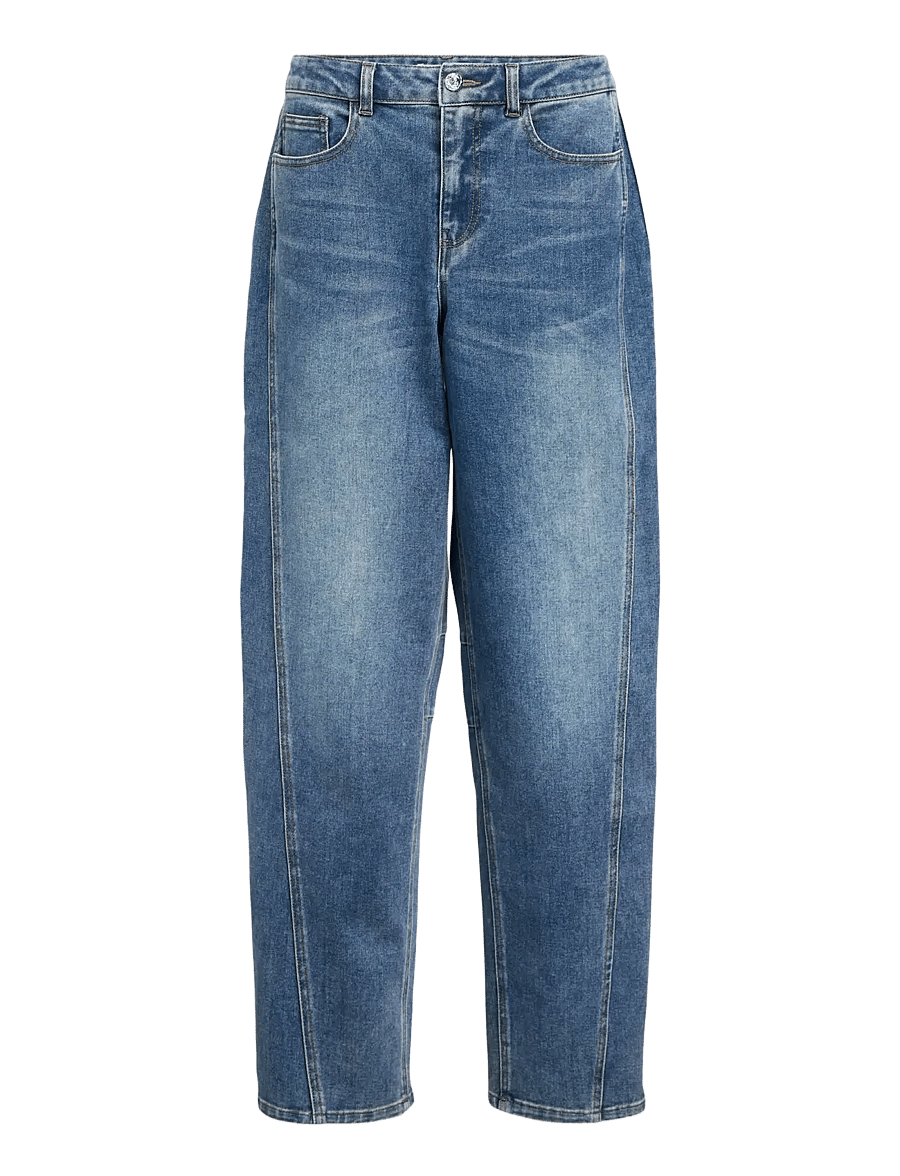 Object - OBJMIU IVY BARREL JEANS 143 - barrel jeans - medium blue denim - 0