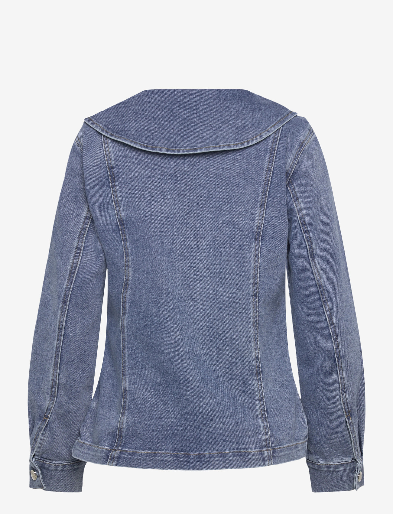 Object - OBJIVY L/S RE DENIM SHIRT 143 - denim shirts - medium blue denim - 1