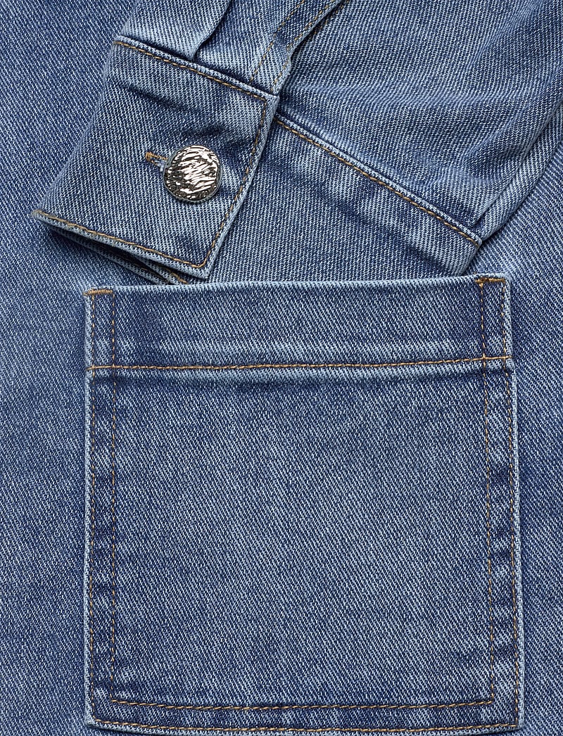 Object - OBJIVY L/S RE DENIM SHIRT 143 - teksasärgid - medium blue denim - 3