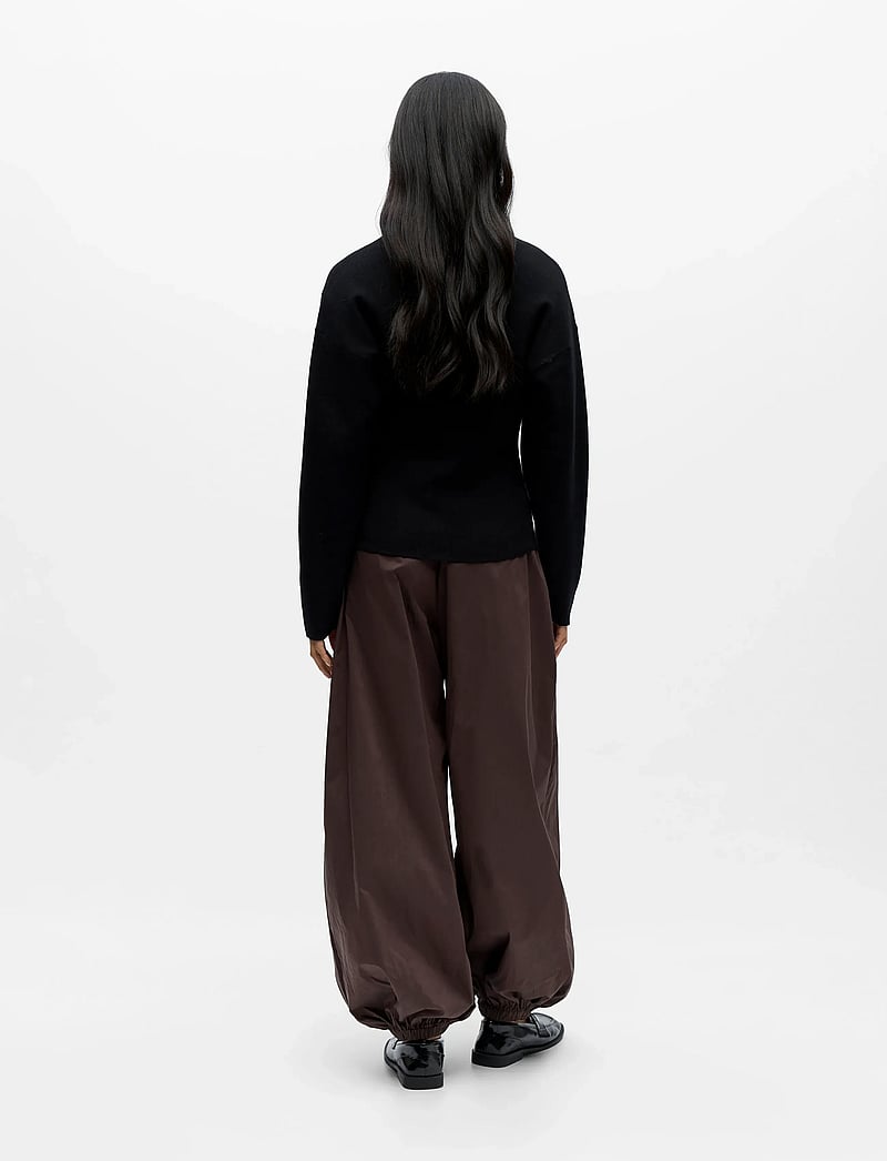 Object - OBJREYNARD L/S LO KNIT CARDIGAN DIV - cardigans - black - 2