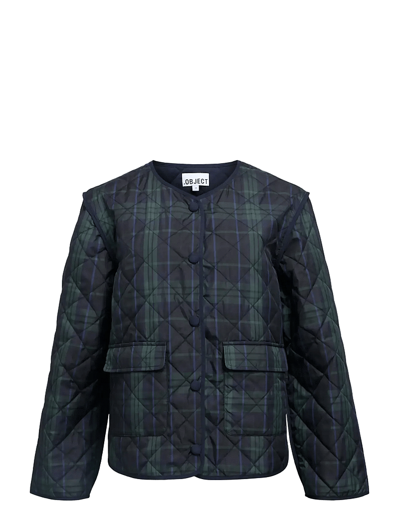 Object - OBJESTA L/S JACKET E DIV - frühlingsjacken - sky captain - 1