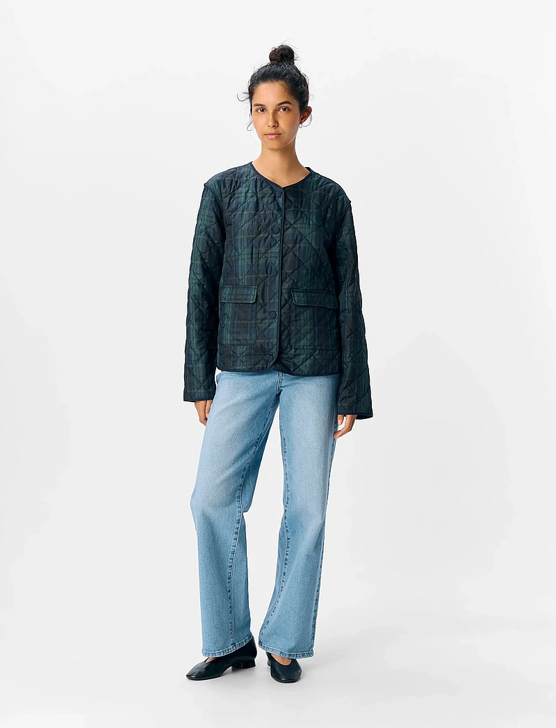 Object - OBJESTA L/S JACKET E DIV - frühlingsjacken - sky captain - 3