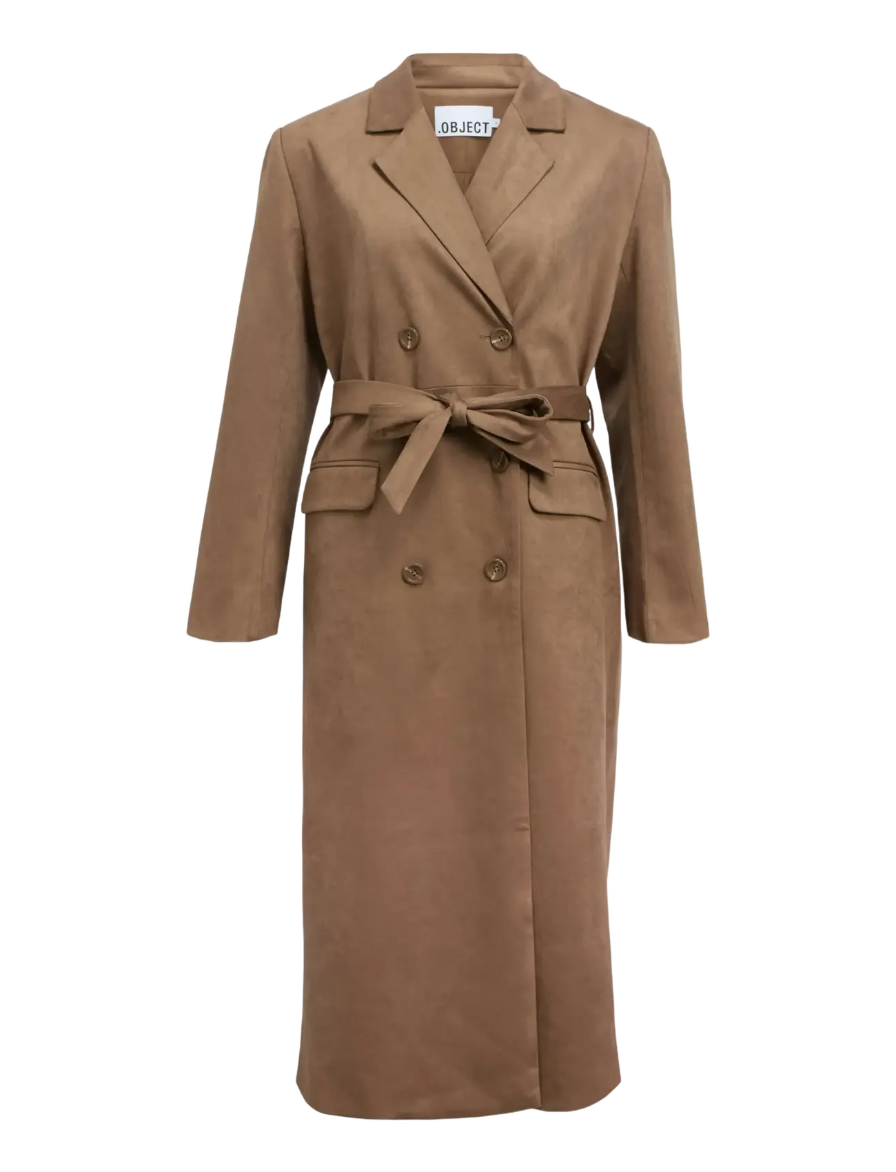 OBJECT Objfenja Lo Long Blazer E Wi 25 Braun - 42 - Damen