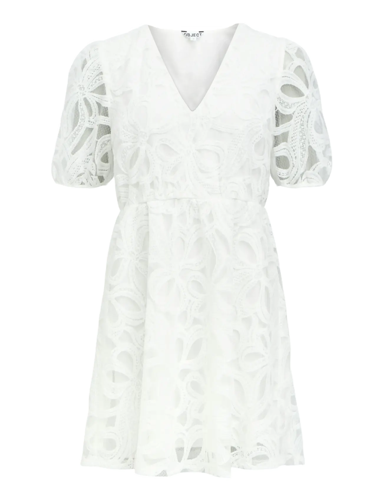 OBJECT Objrose 3/4 Re Kurz Kleid E Div Weiß - 42 - Damen