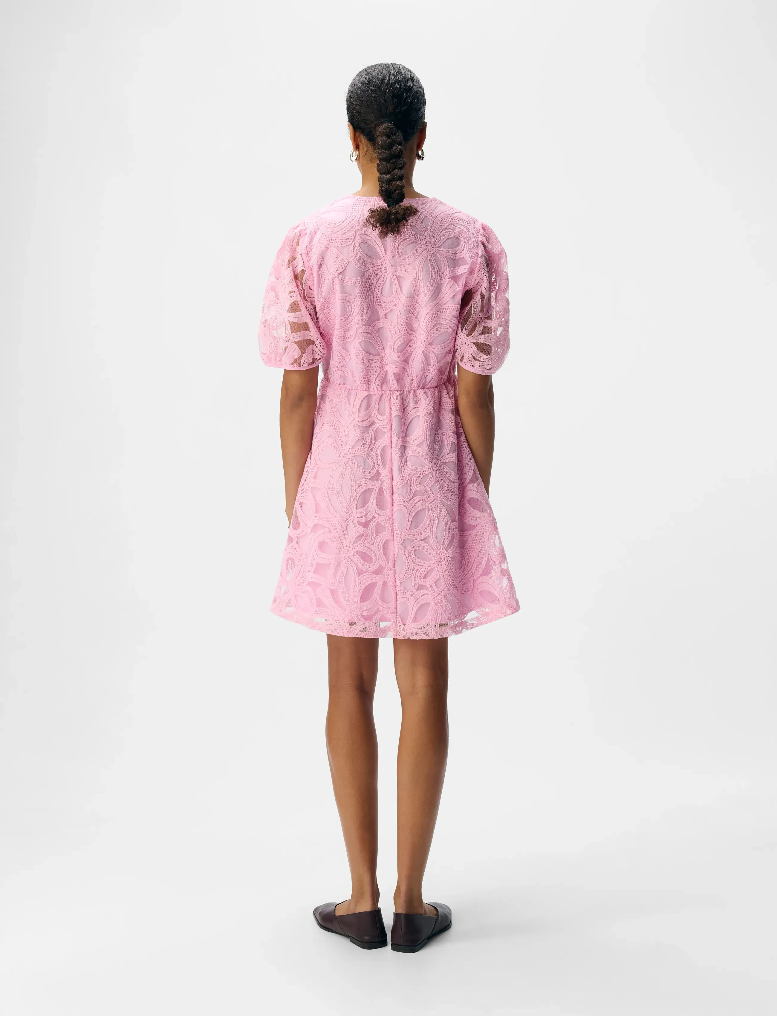 Object - OBJROSE 3/4 RE SHORT DRESS E DIV - korte kjoler - pink frosting - 2