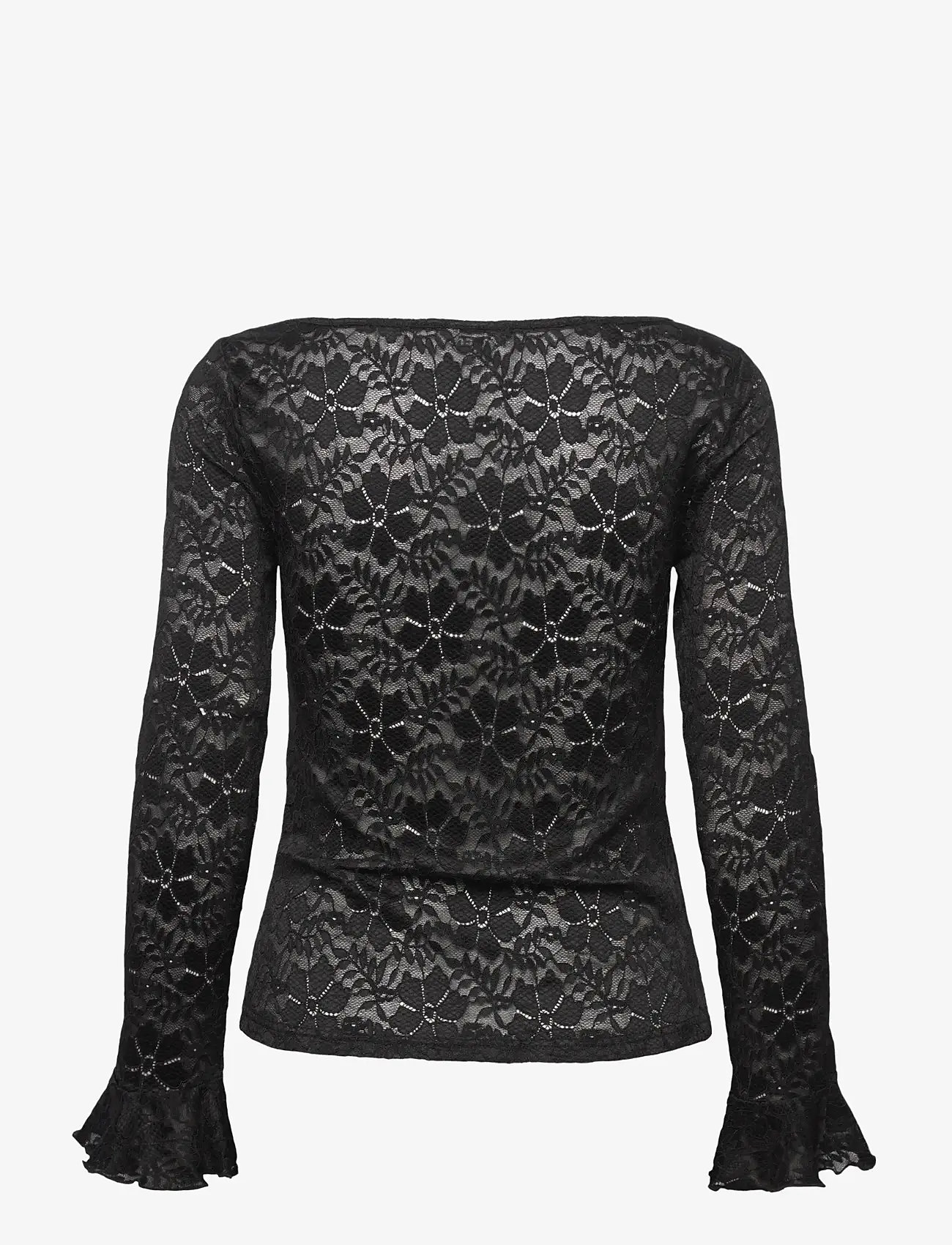 Object - OBJINES L/S SLI TOP E WI25 - efterårstøj - black - 1