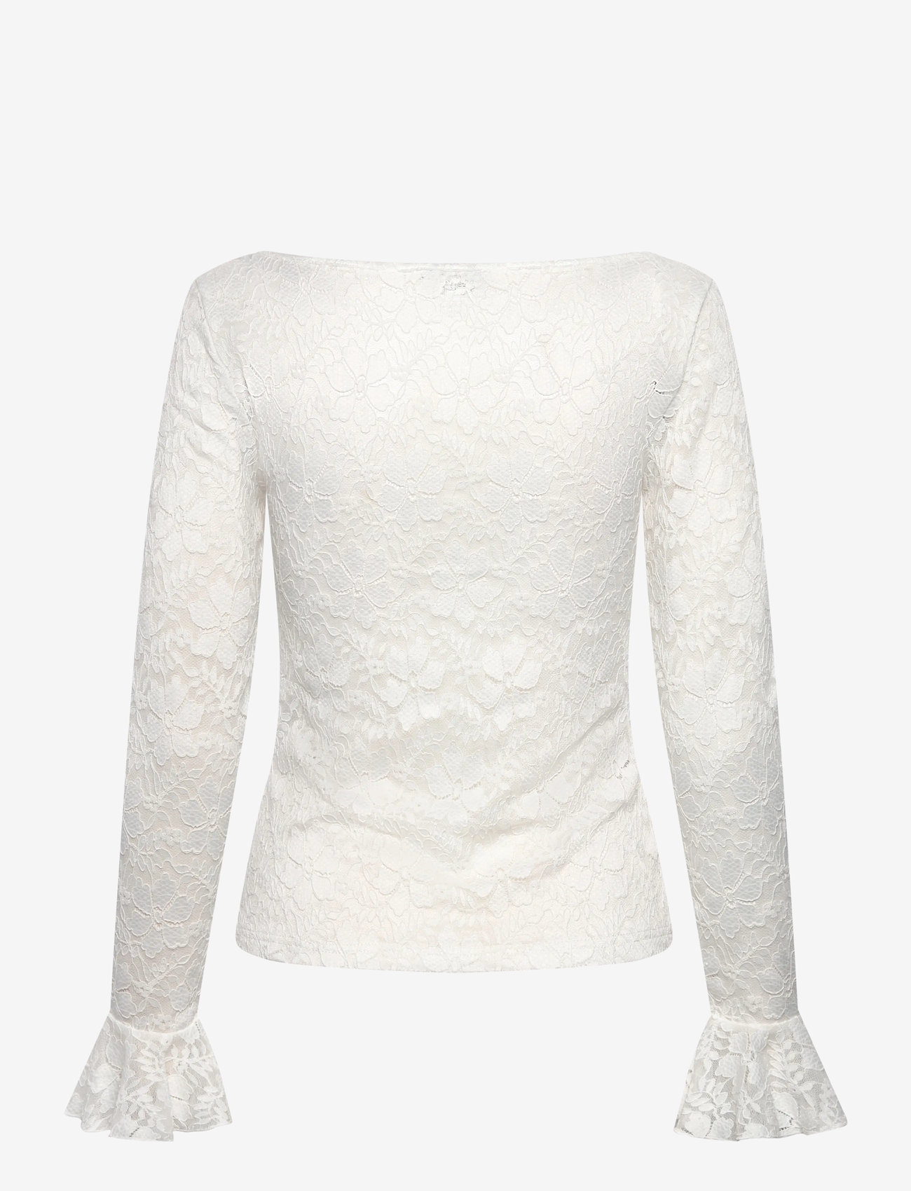 Object - OBJINES L/S SLI TOP E WI25 - herbstliche kleidung - cloud dancer - 1