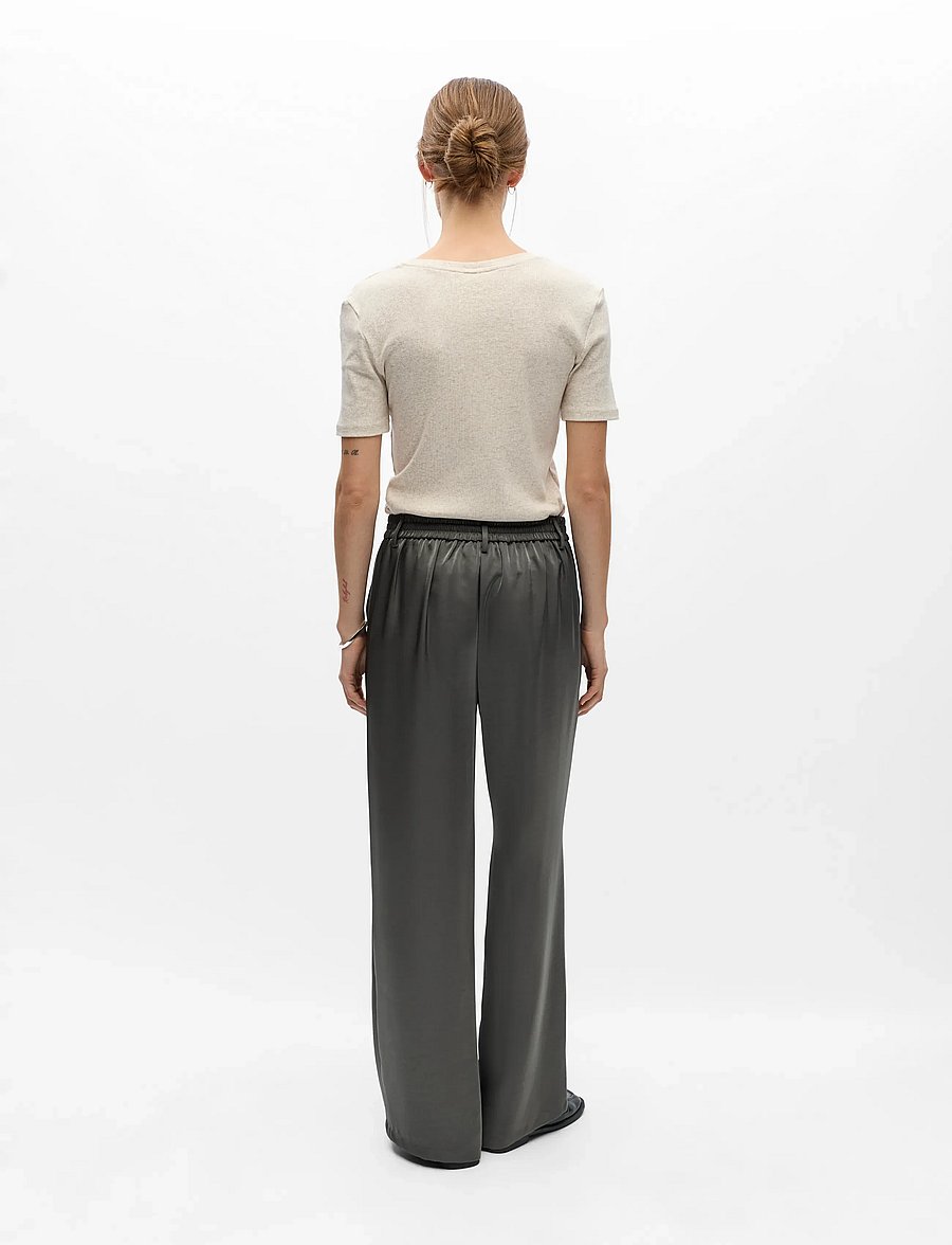 Object - OBJCHILLI MW LISA PANT NOOS - gunmetal - 2