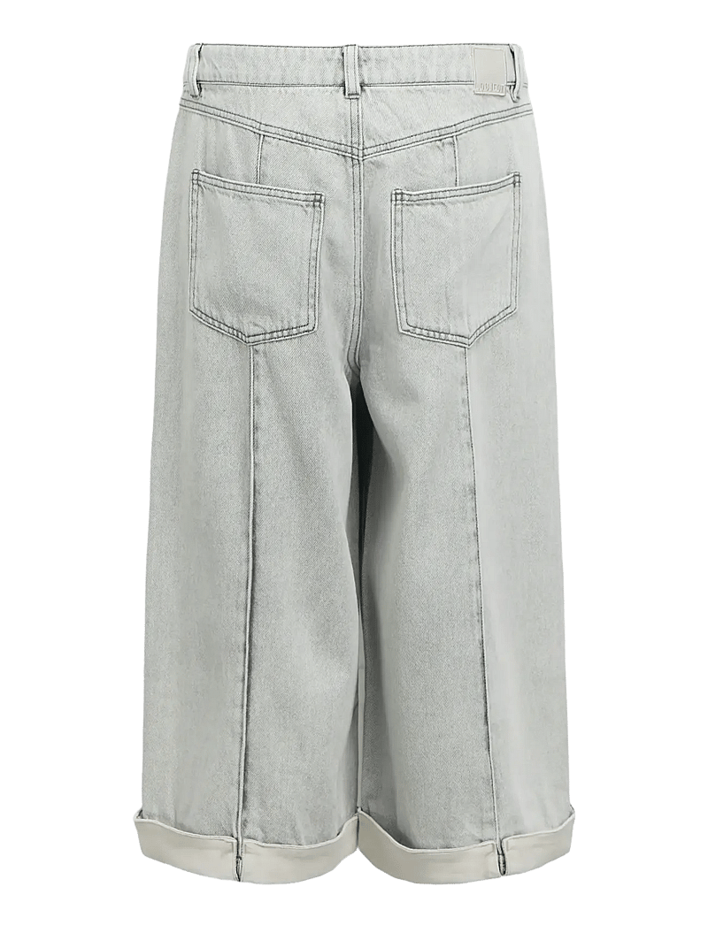 Object - OBJGAIL MW LO BERMUDA DENIM SHORTS 144 - jorts - light grey denim - 2