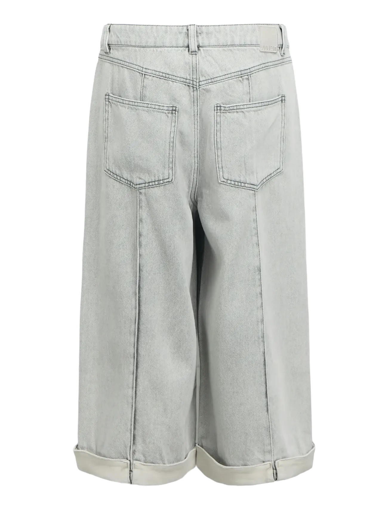 Object - OBJGAIL MW LO BERMUDA DENIM SHORTS 144 - jeansshorts - light grey denim - 2