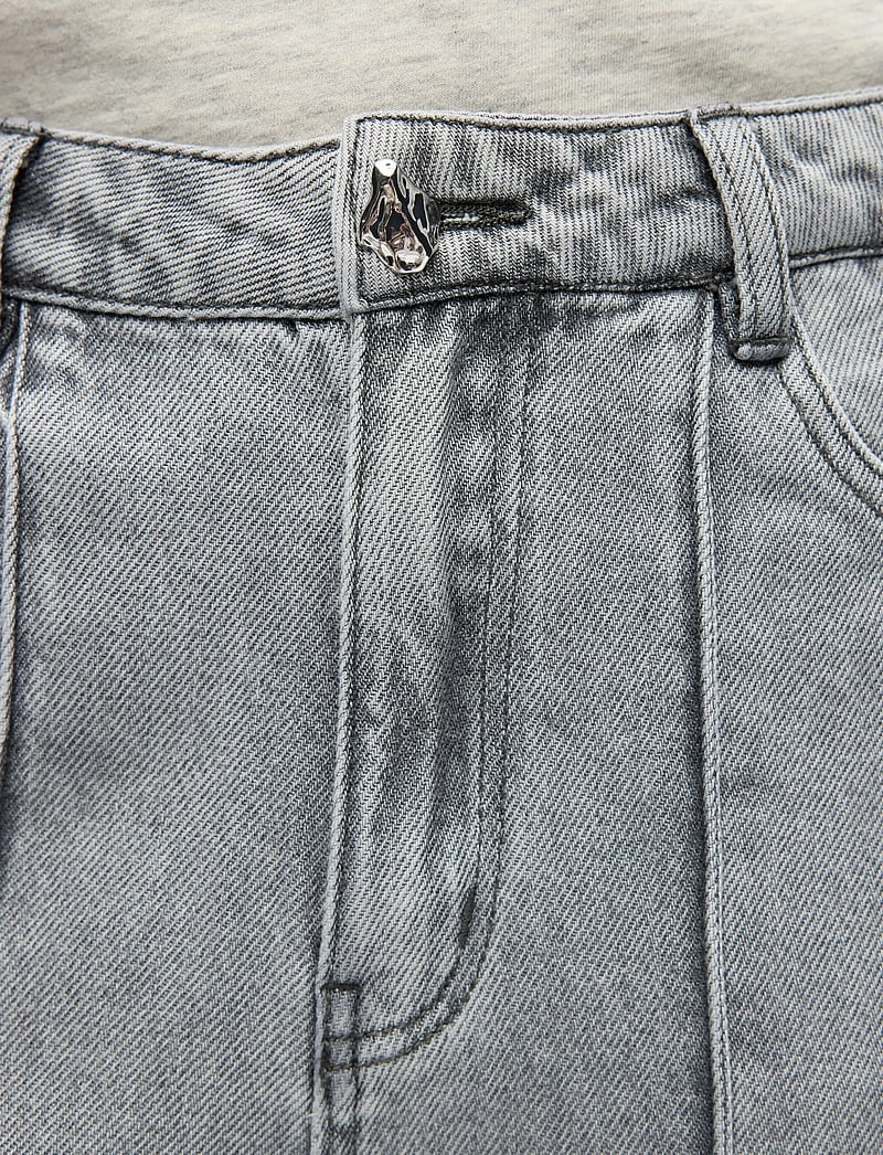 Object - OBJGAIL MW LO BERMUDA DENIM SHORTS 144 - jorts - light grey denim - 5