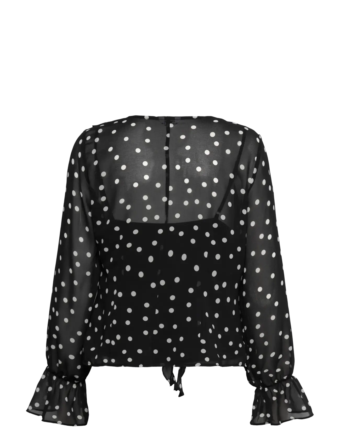 Object - OBJGINA L/S RE TOP E WI 25 - langärmelige blusen - black - 2