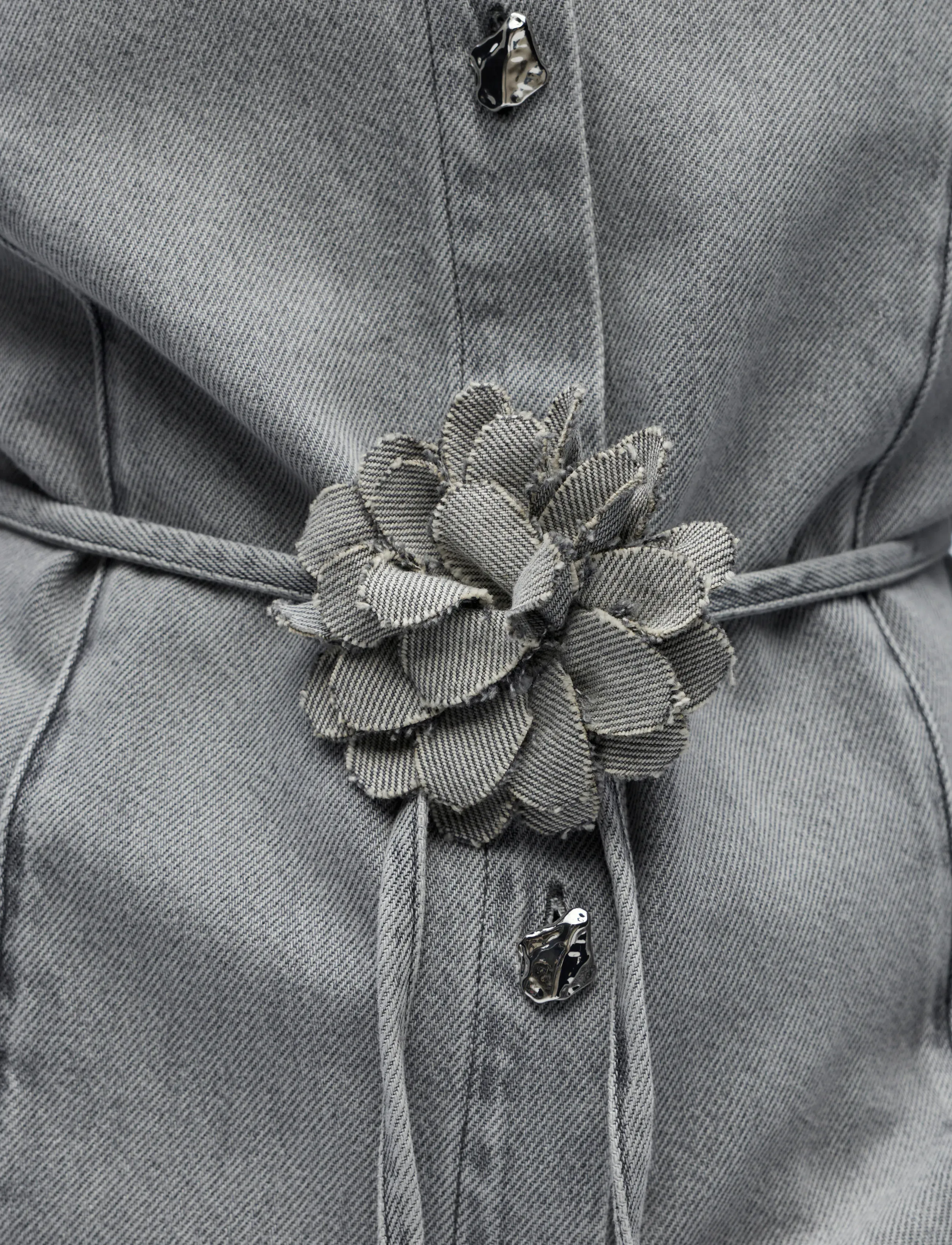 Object - OBJGAIL L/S LO DENIM SHIRT 144 - denimskjorter - light grey denim - 3