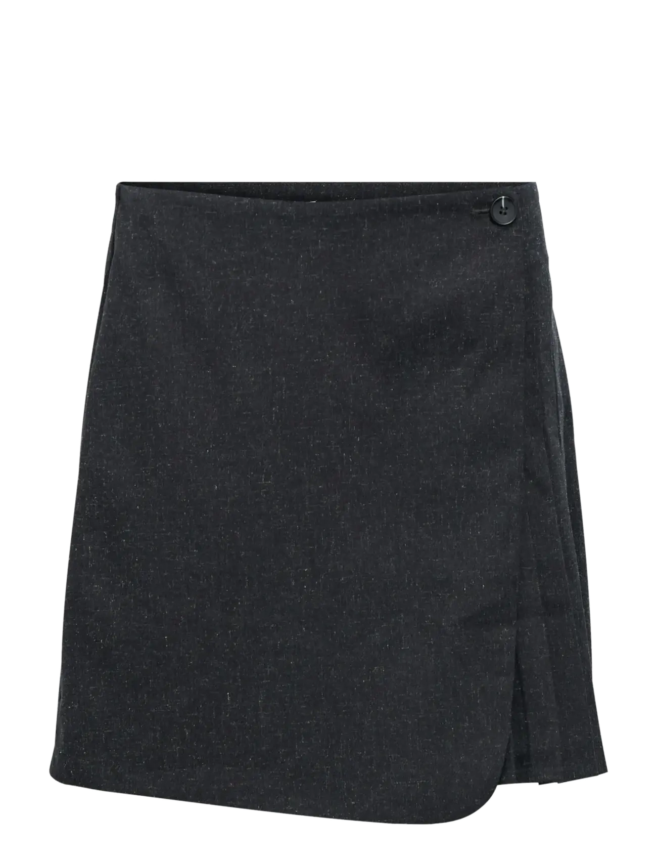Object OBJALMA MW SHORT SKIRT E AW FAIR 25 DIV - Plisserede nederdele - DARK GREY MELANGE / grey