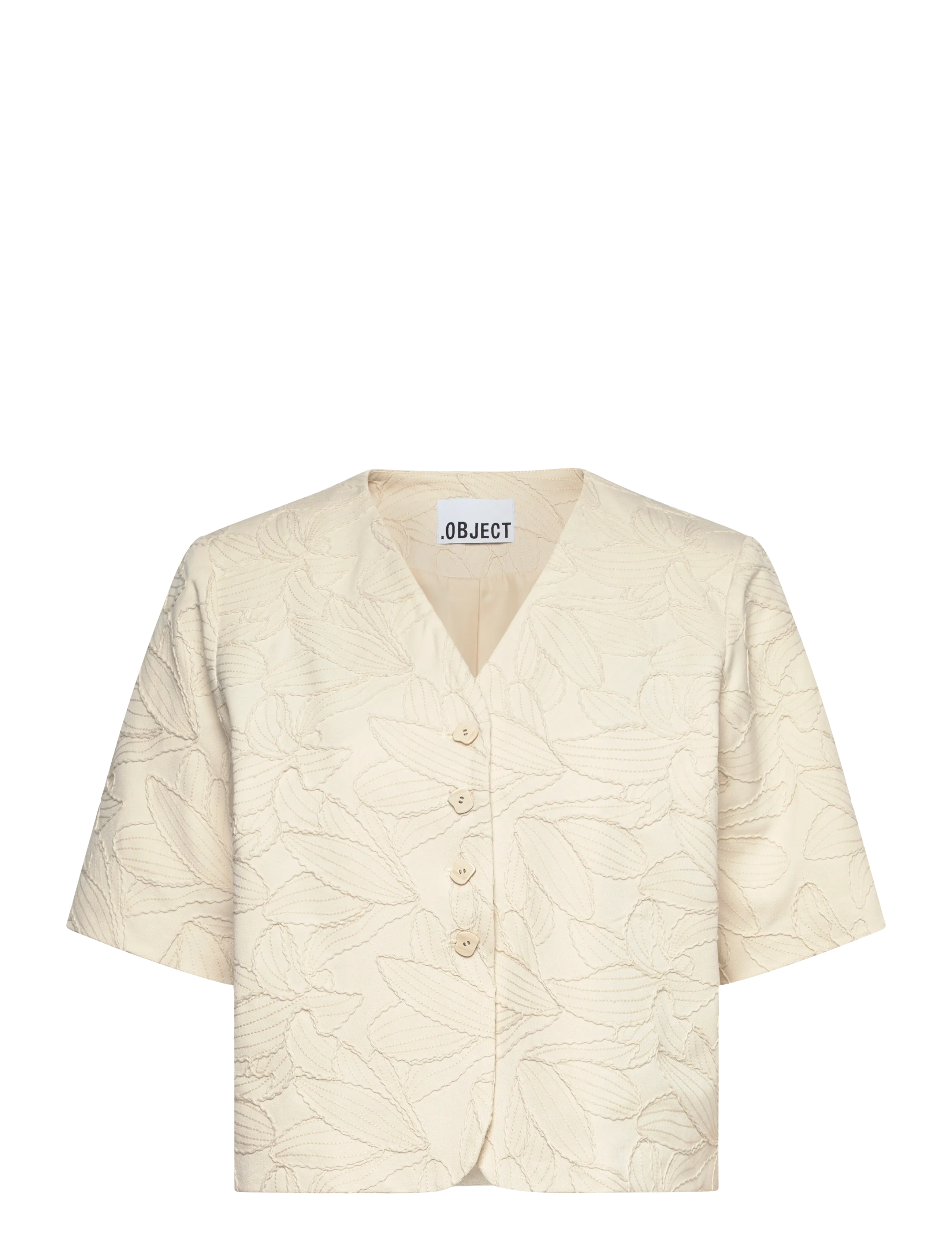 OBJECT Objmathilda Lisa 2/4 Lo Blazer 144 Cream - 34 - Damen