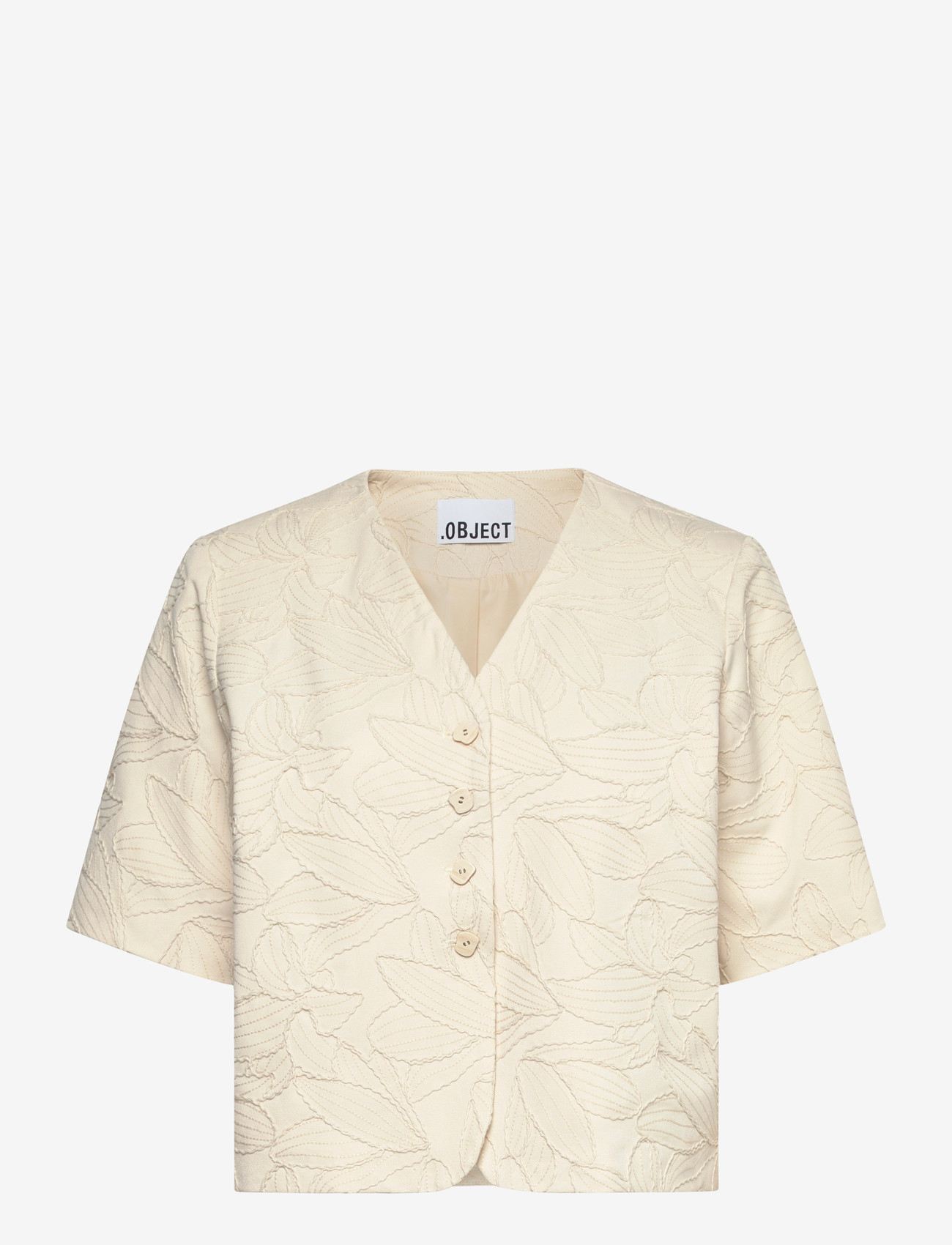 Object - OBJMATHILDA LISA 2/4 LO BLAZER 144 - festmode zu outlet-preisen - white sand - 1