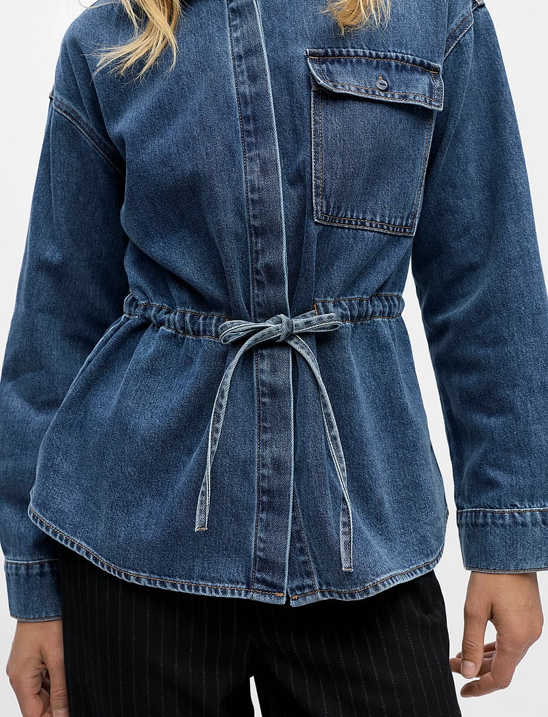 Object - OBJROSIE L/S JACKET E AW FAIR 25 - vårjackor - medium blue denim - 4