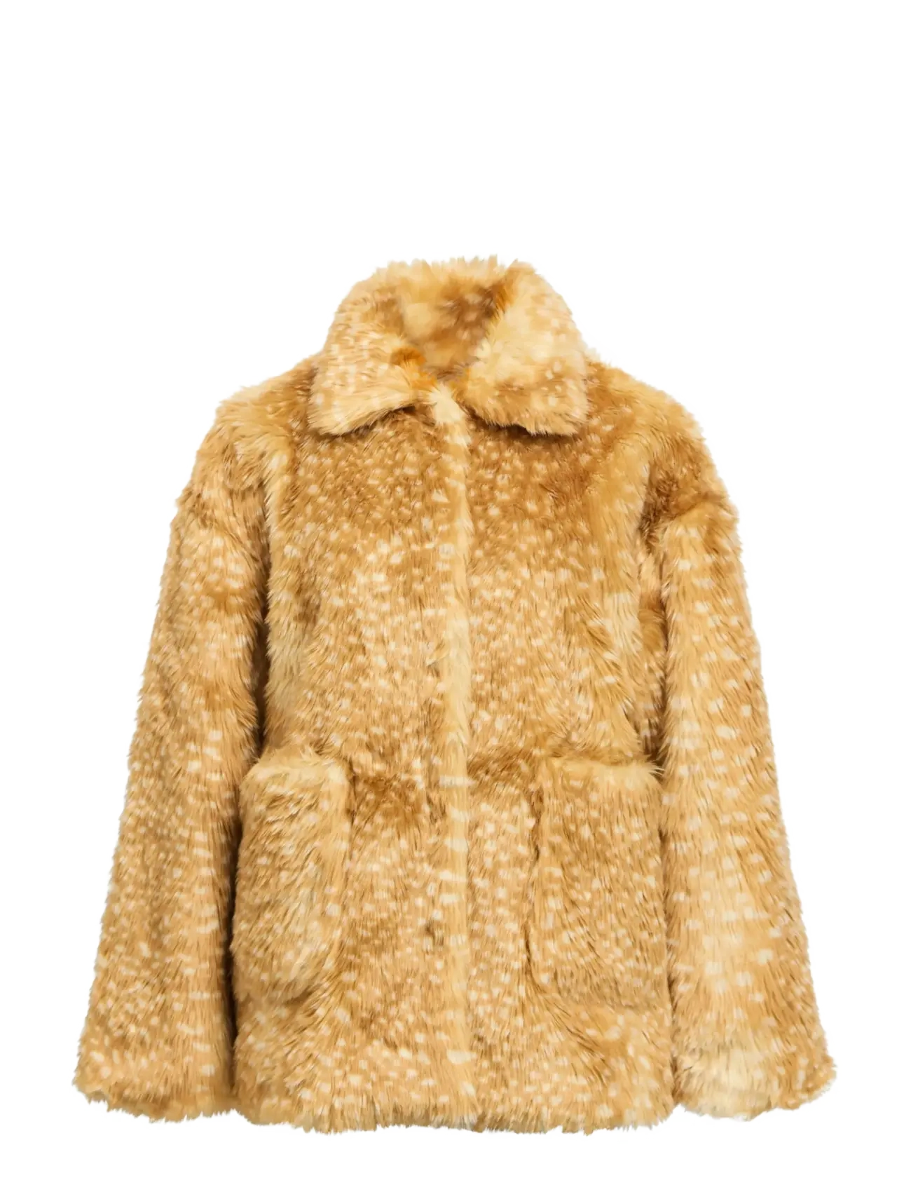 Object OBJFAI L/S OZ FAKE FUR JACKET AW FAIR 25 - Jacken & Mäntel - INCENSE / brown