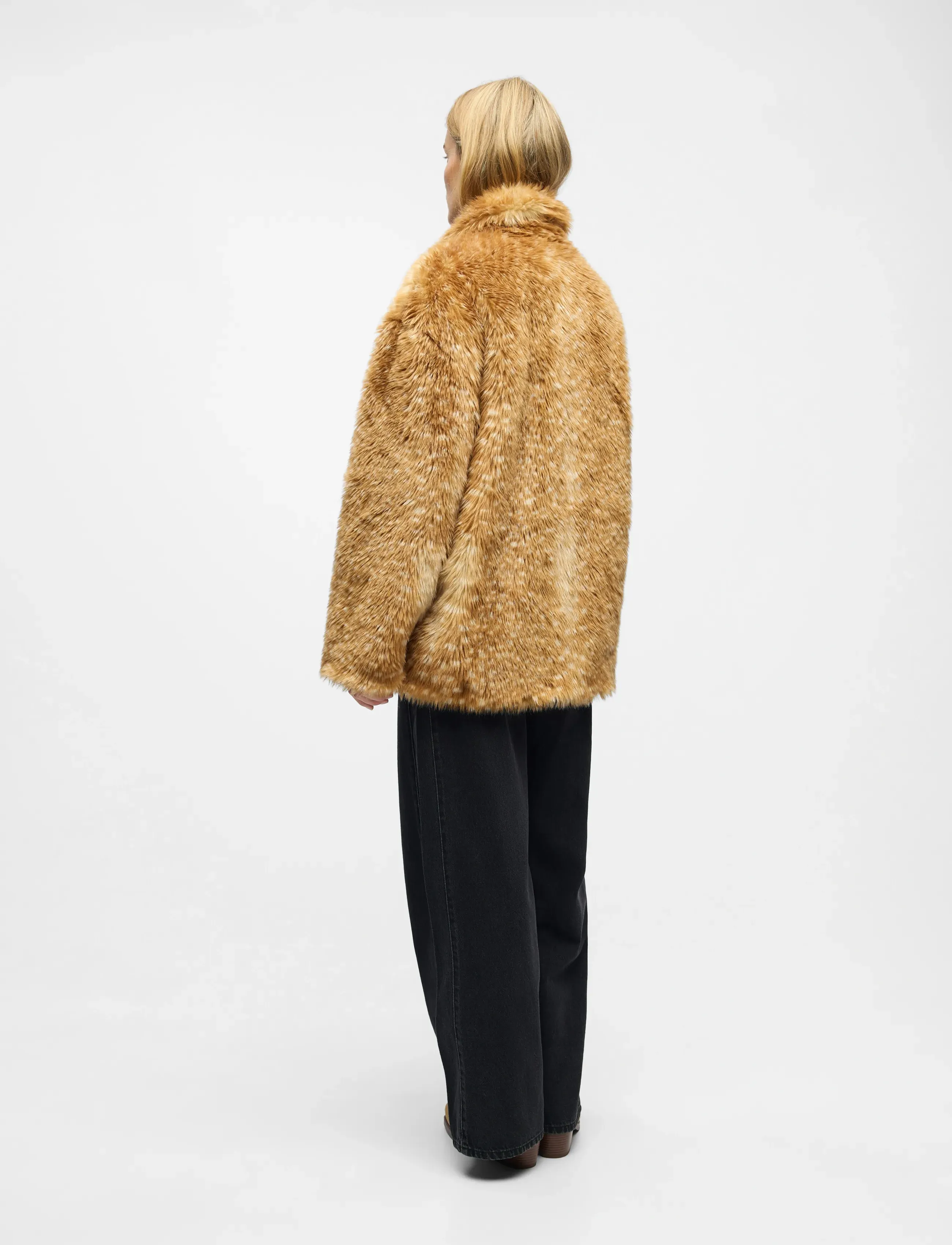 Object - OBJFAI L/S OZ FAKE FUR JACKET AW FAIR 25 - faux fur - incense - 2