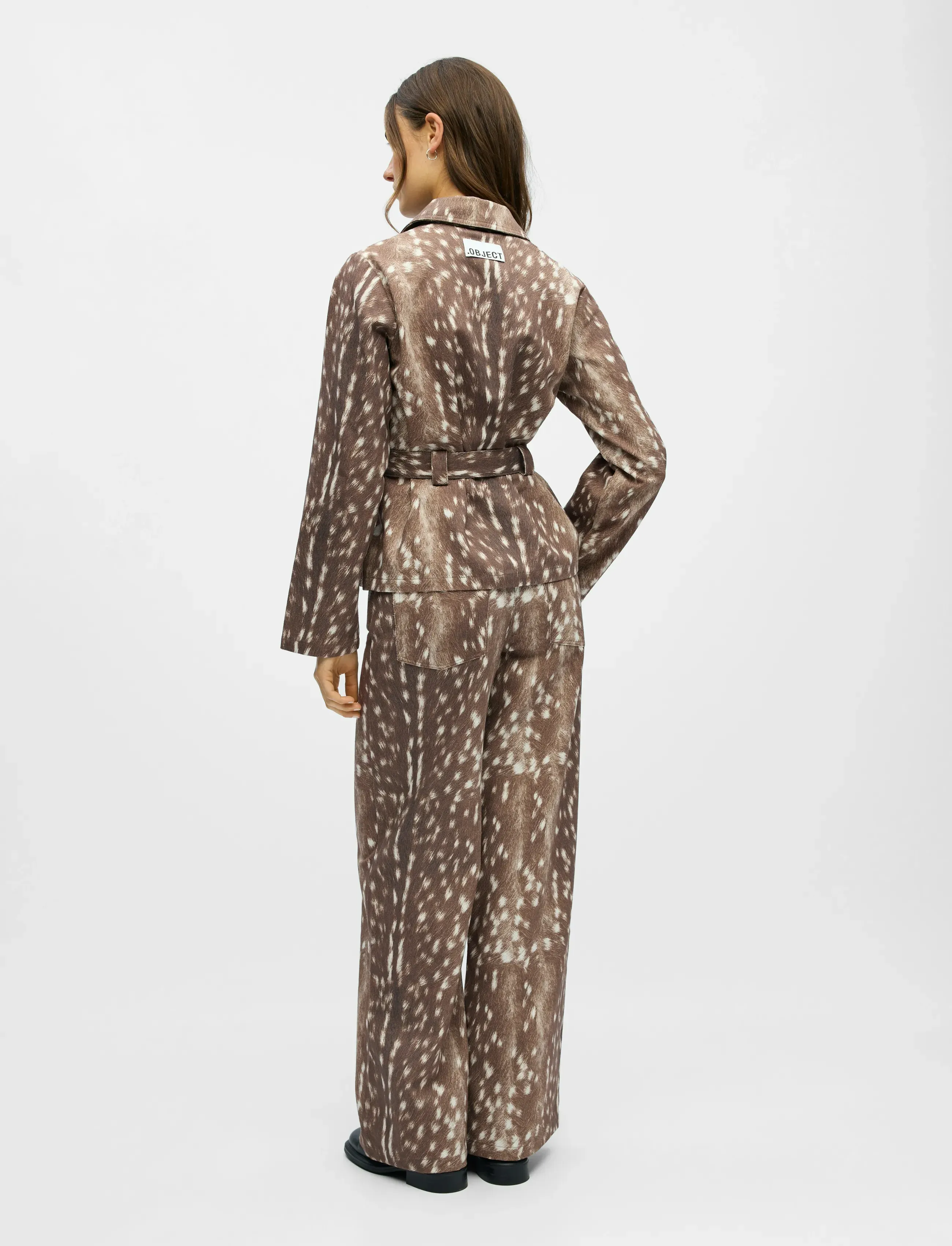 Object - OBJBELMA L/S RE SHIRT E AW FAIR 25 - jeanshemden - cocoa brown - 2