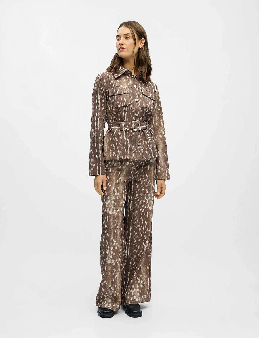 Object - OBJBELMA L/S RE SHIRT E AW FAIR 25 - pealissärgid - cocoa brown - 3