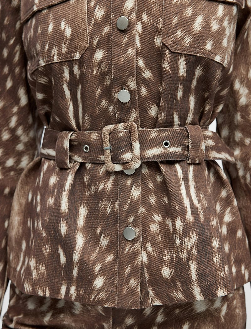 Object - OBJBELMA L/S RE SHIRT E AW FAIR 25 - overshirts - cocoa brown - 5