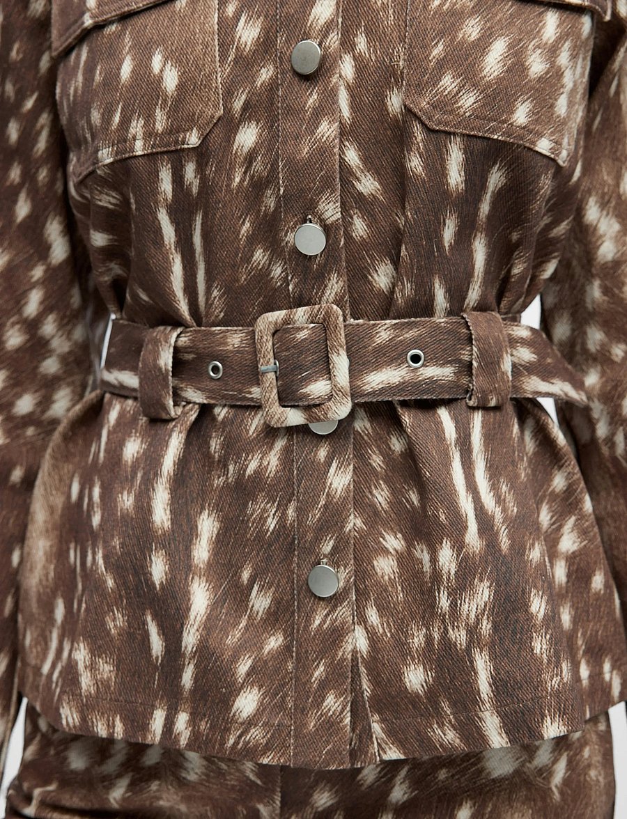 Object - OBJBELMA L/S RE SHIRT E AW FAIR 25 - pealissärgid - cocoa brown - 5