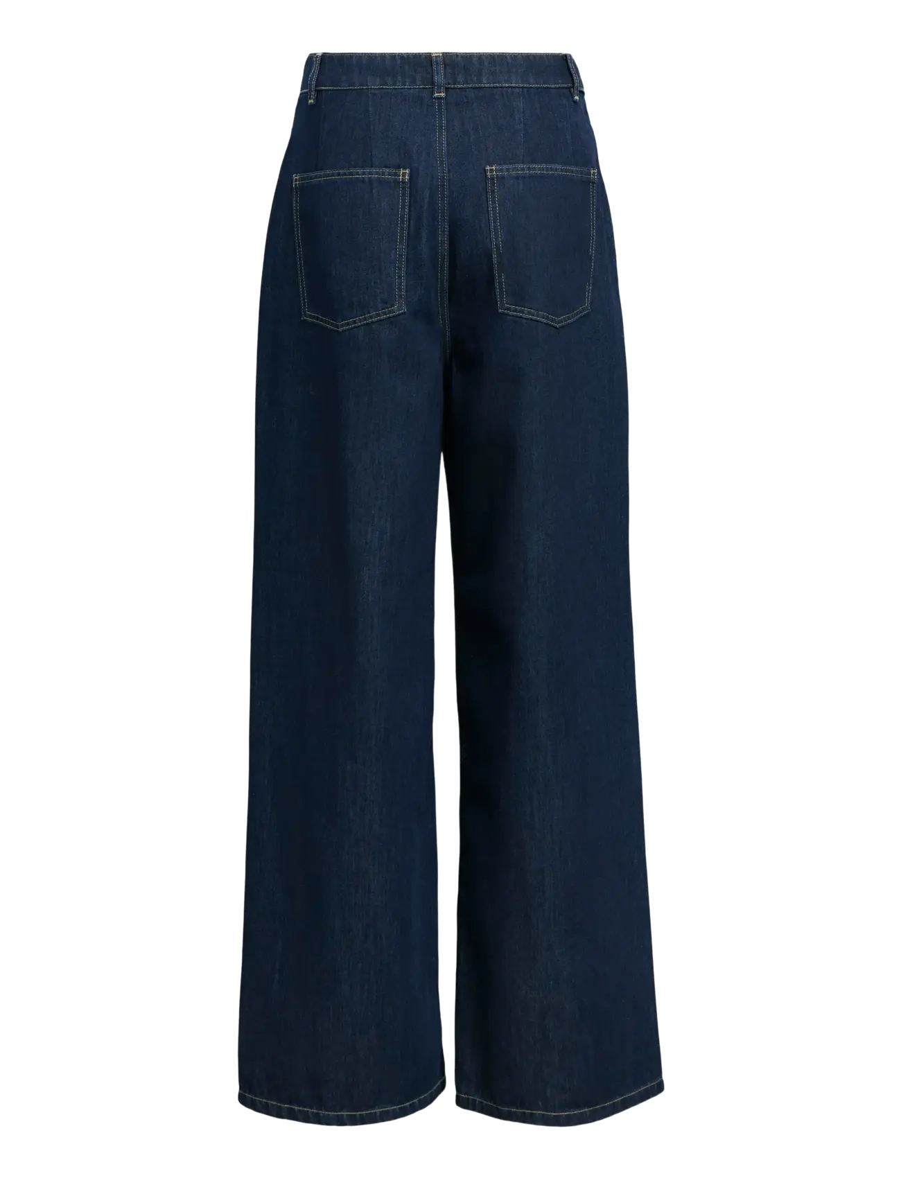 Object - OBJCARLY MW LO JEANS E AW FAIR 25 - vida byxor - dark blue denim - 2