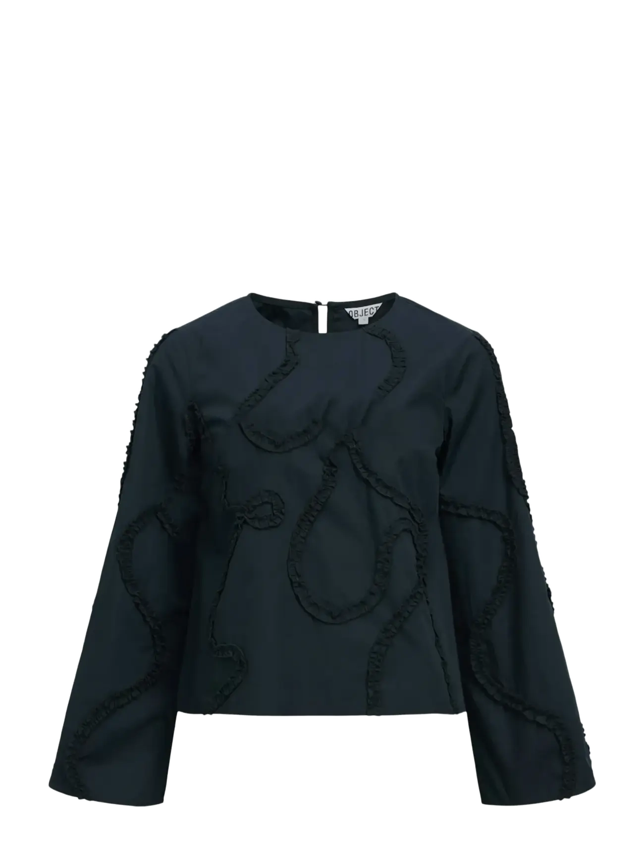 OBJECT Objenesa L/S Re Oberteil E Aw Fair 25 Navy - 42 - Damen