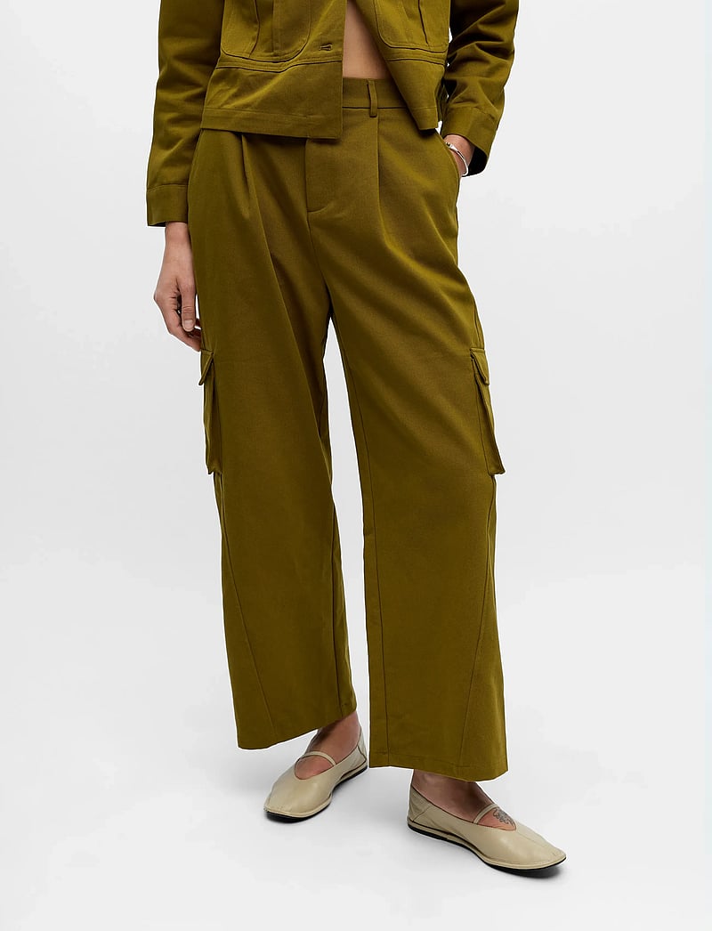 Object - OBJHALIA MW LO PANT E AW FAIR 25 - cargo-hosen - fir green - 3