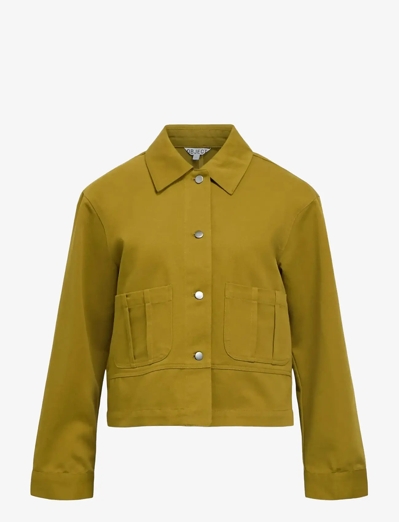 Object - OBJHALIA SHORT RE JACKET E AW FAIR 25 - overtøj - fir green - 1