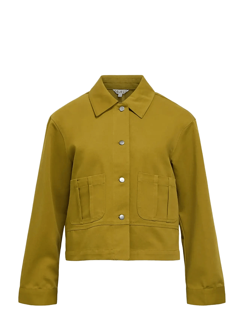 Object - OBJHALIA SHORT RE JACKET E AW FAIR 25 - frühlingsjacken - fir green - 1