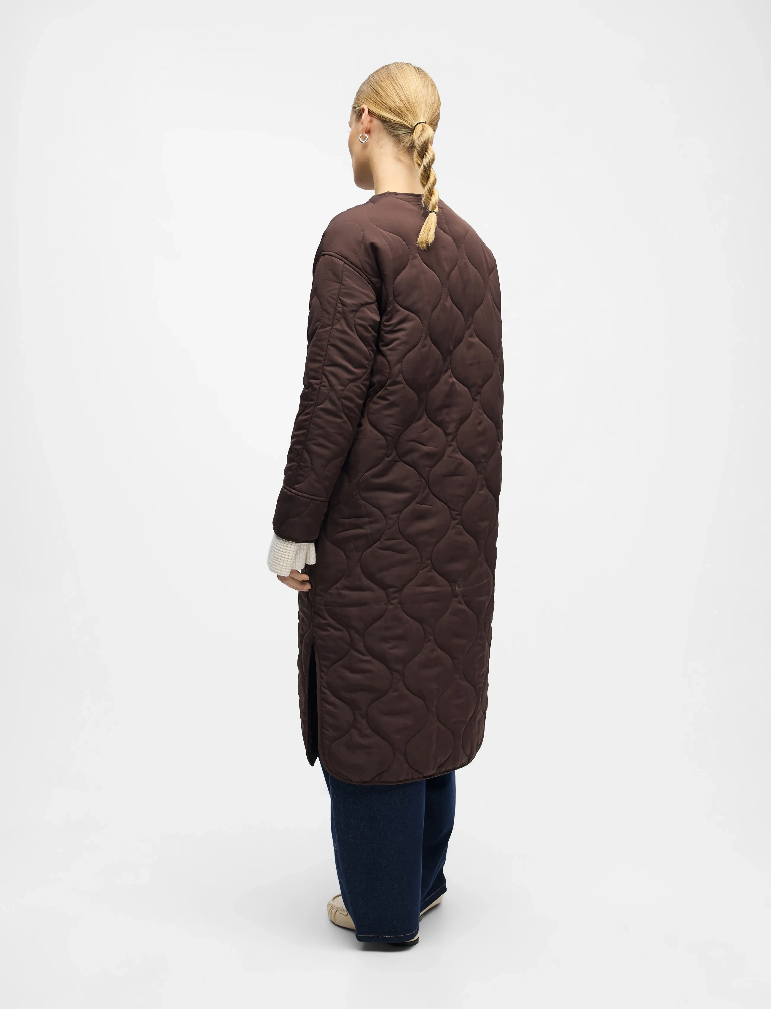 Objallie Ls Lo Long Quilt Jacket Aw Fa25 2