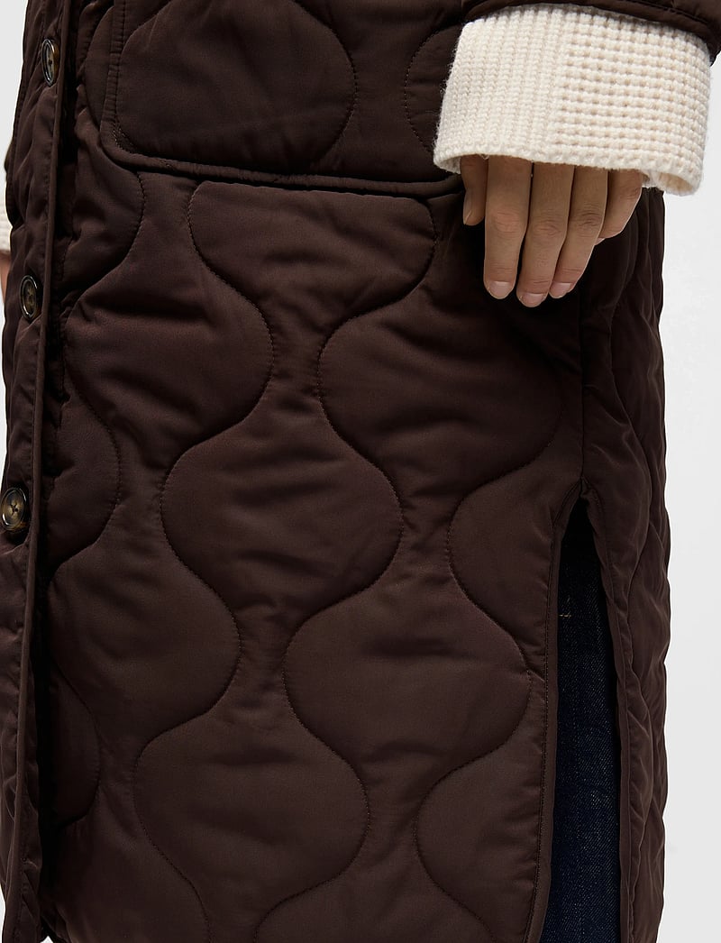 Object - OBJALLIE LS LO LONG QUILT JACKET AW FA25 - frühlingsjacken - java - 4