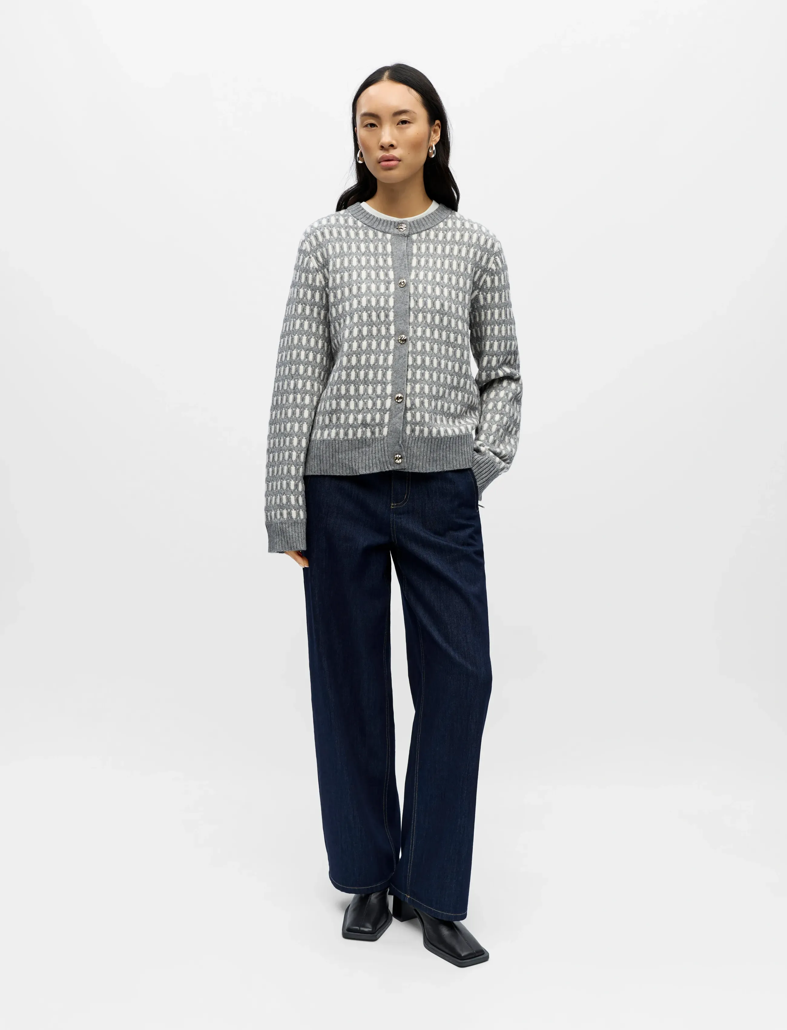Objthess Noa L/S Cardigan E Aw Fair 25